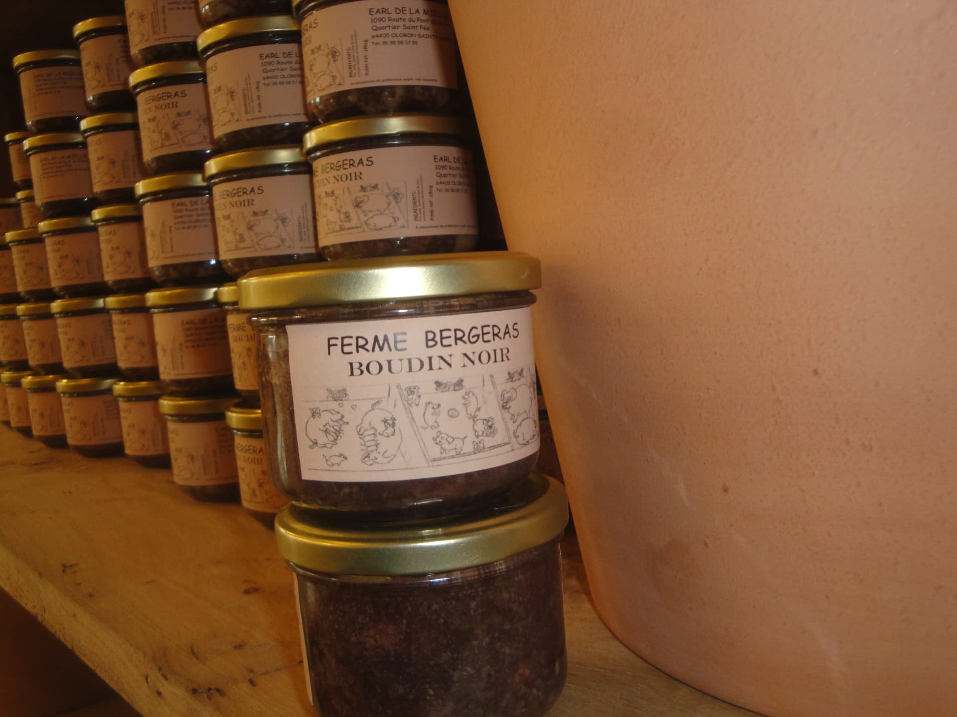 Ferme Bergeras à Saint-Pée d'Oloron - Boudin noir