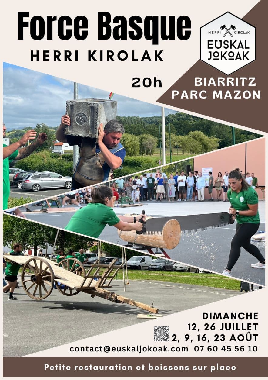 Spectacle de Force basque à Biarritz