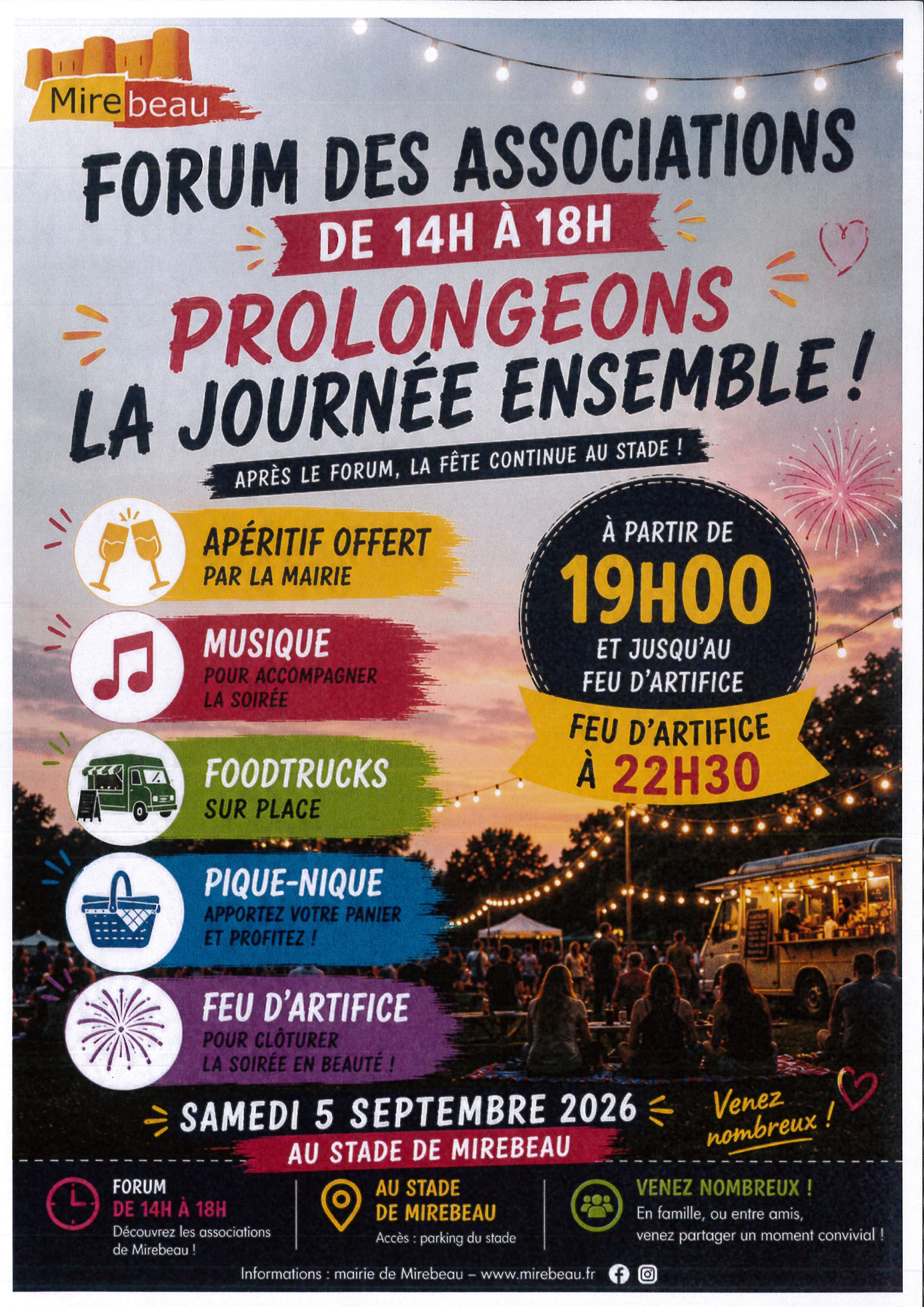 Forum des associations Mirebeau 2026