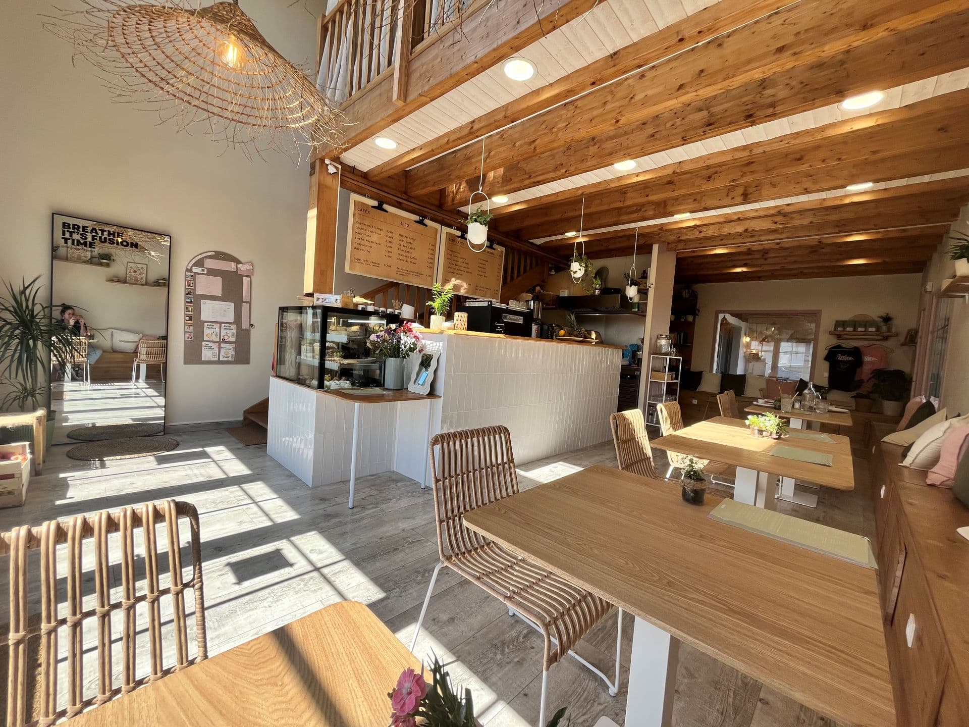 Fusion Yoga Café intérieur