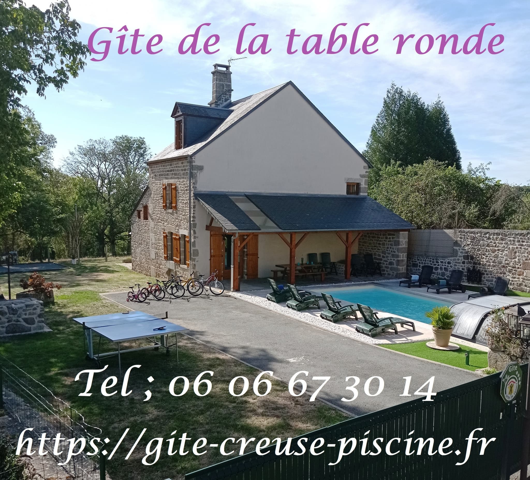 Flyer gîte de la Table Ronde