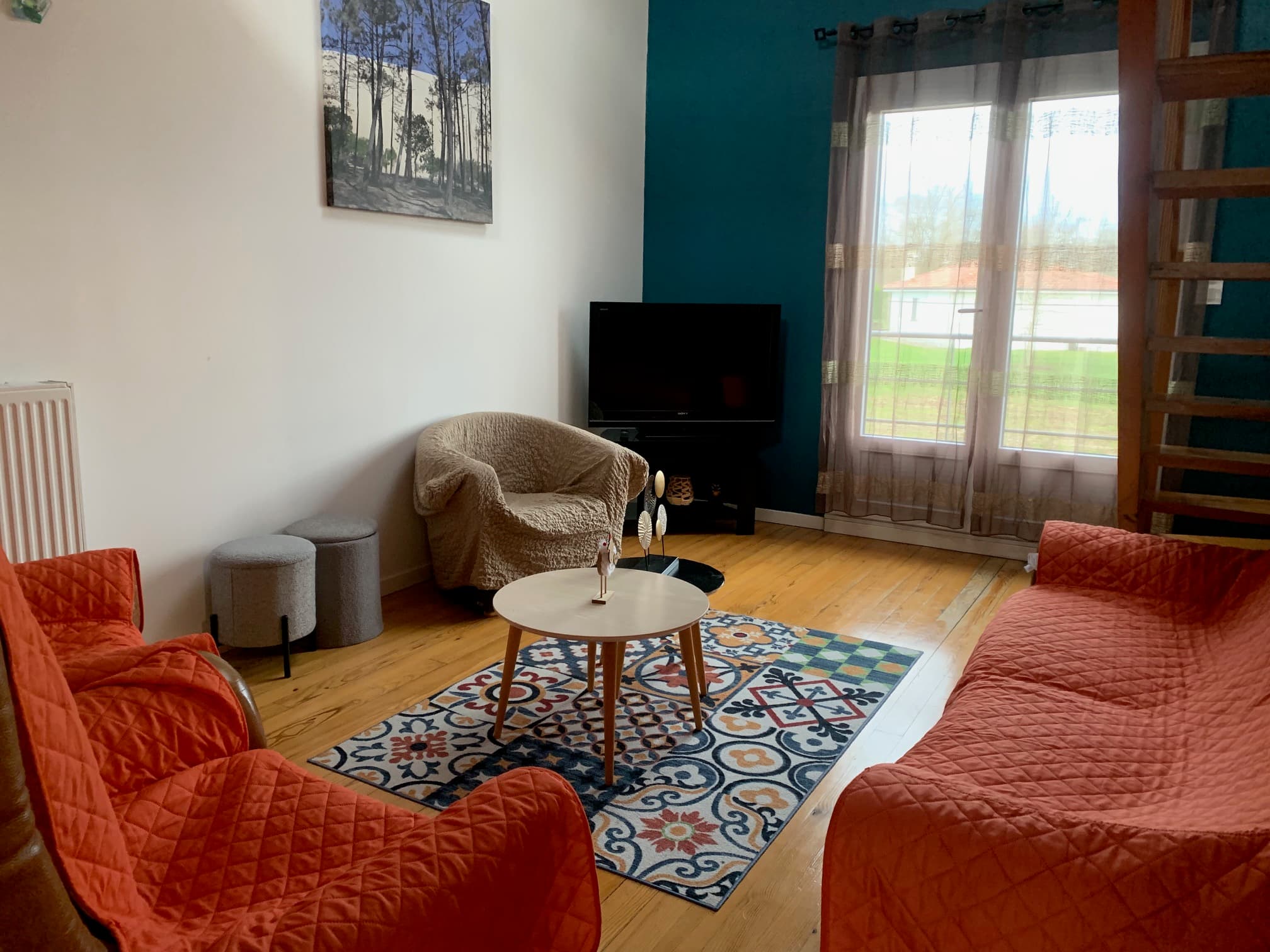 Gîte Fargate salon