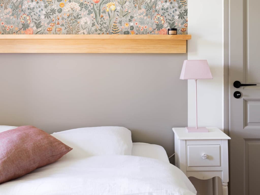 Gîte Glycine - Chambre rose