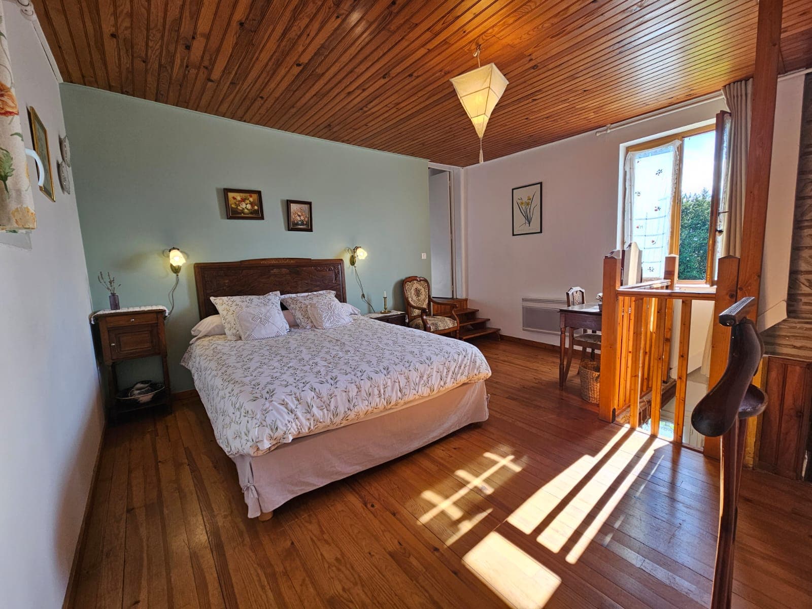 Gite Gravets Chambre Fleurs 1