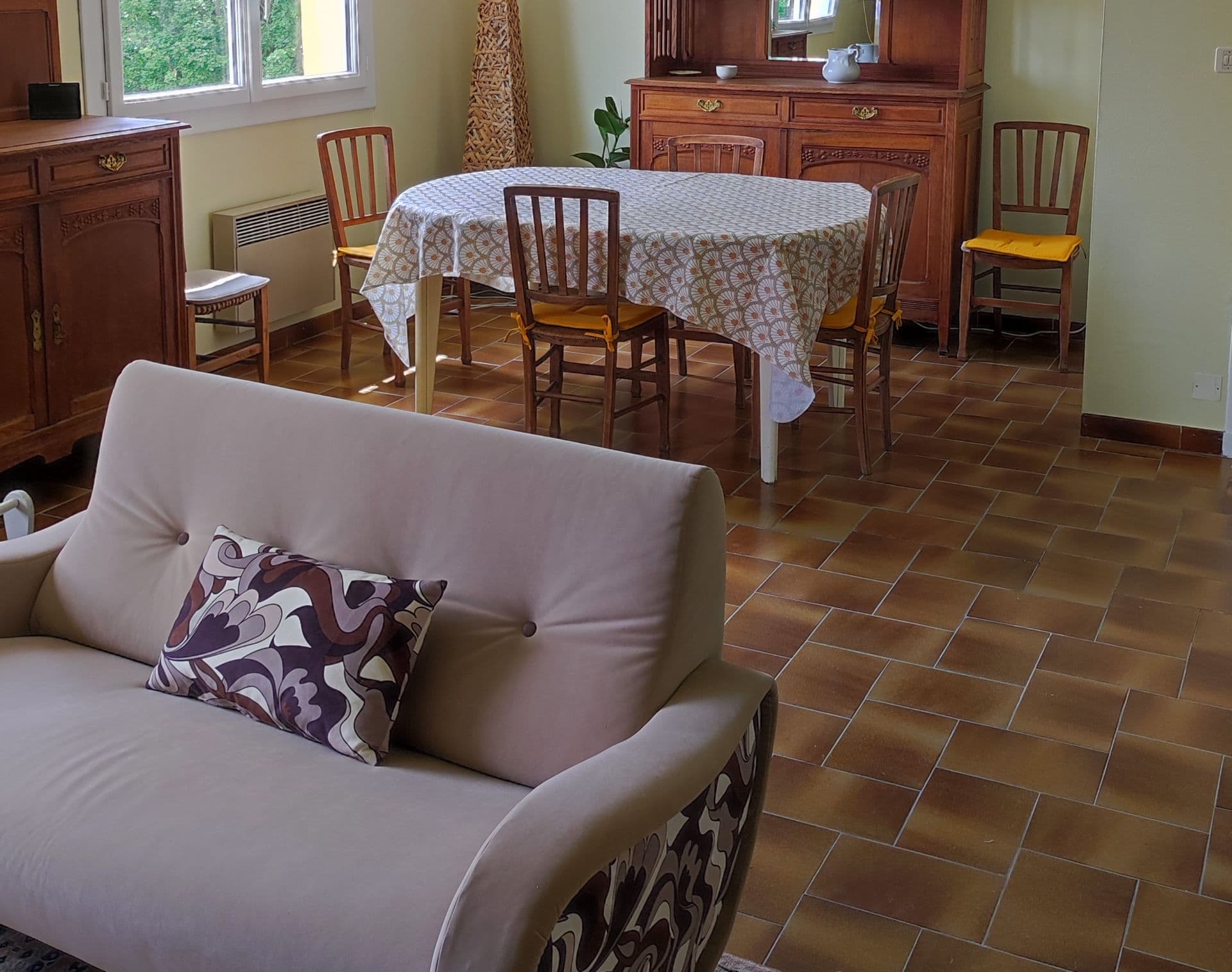 Gite La Palombière salon