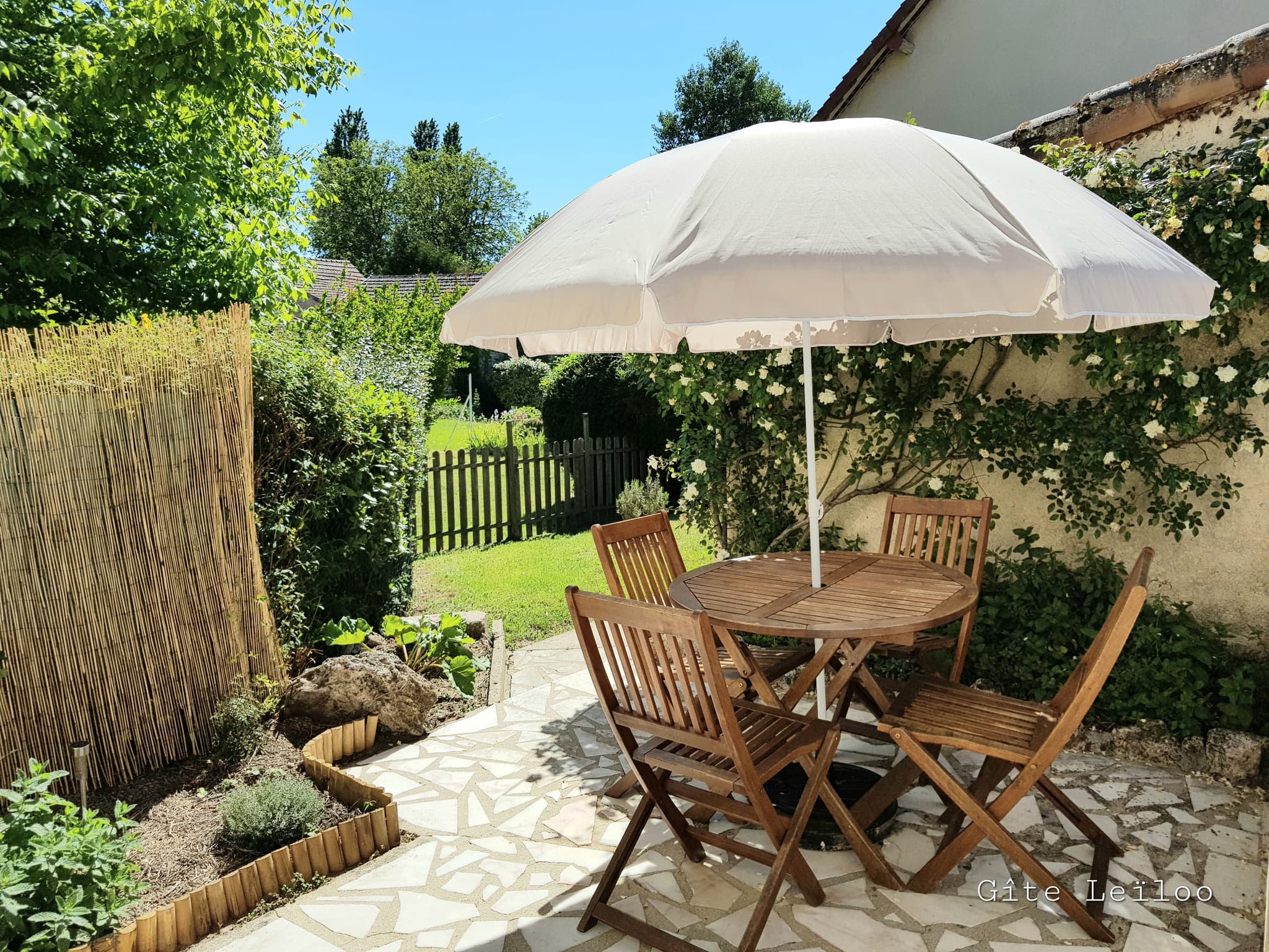 Gite Leiloo terrasse