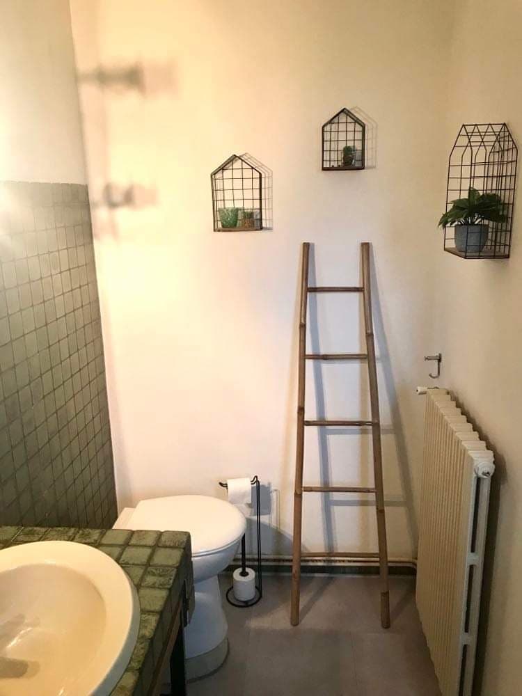 Les wc dans la salle de bain