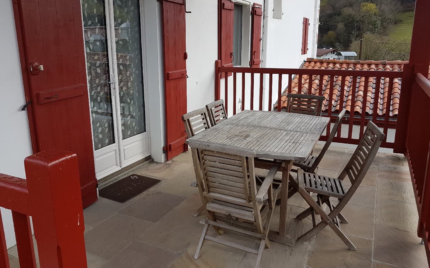 Gite av terrasse - terrasse