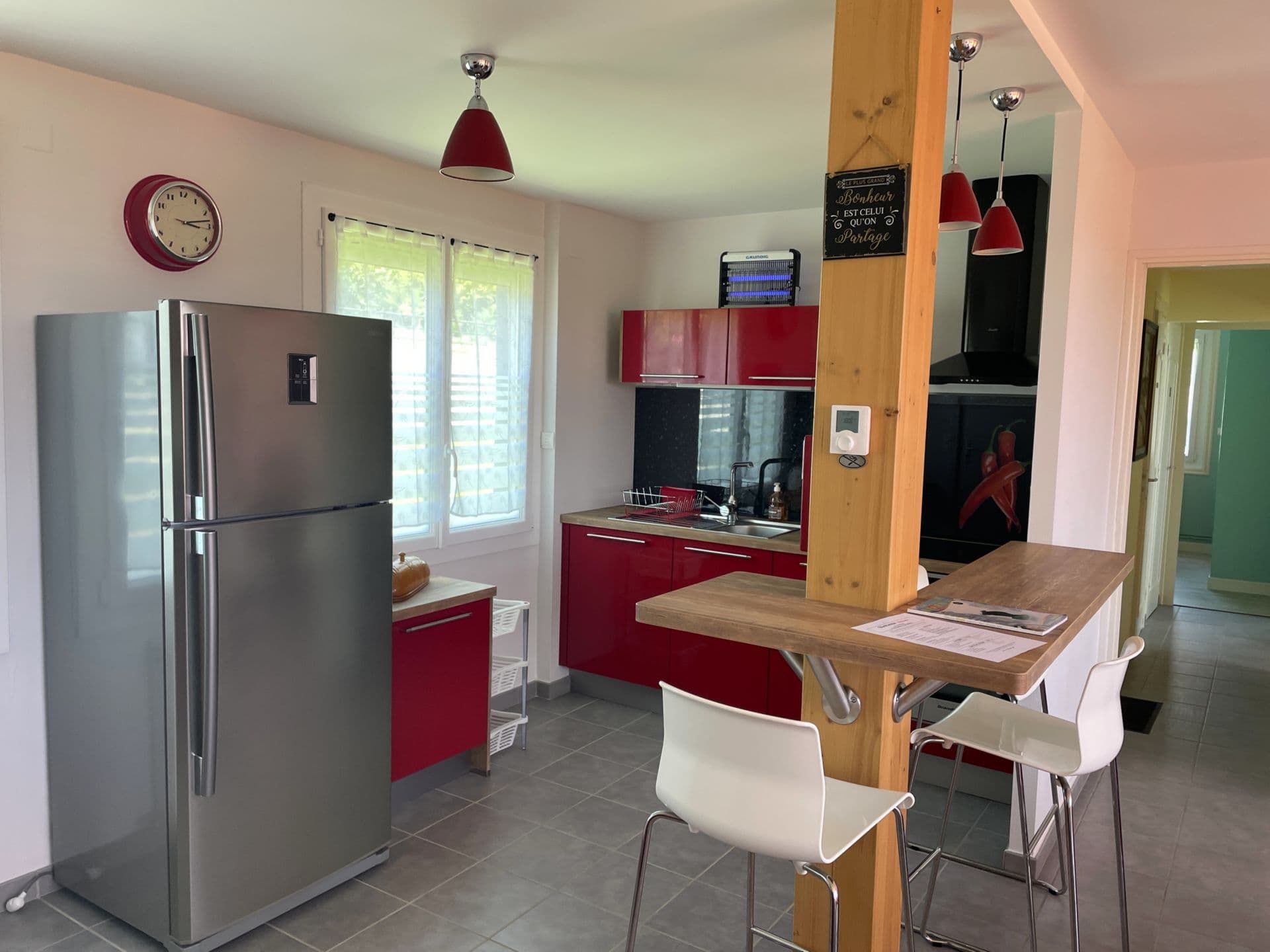 Gite des peupliers cuisine