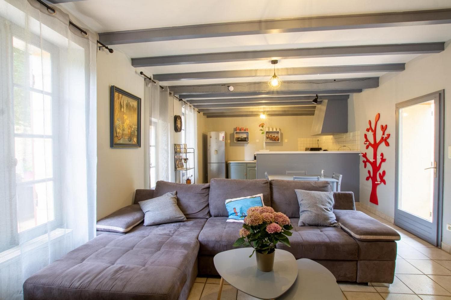 Gite les chataigniers salon