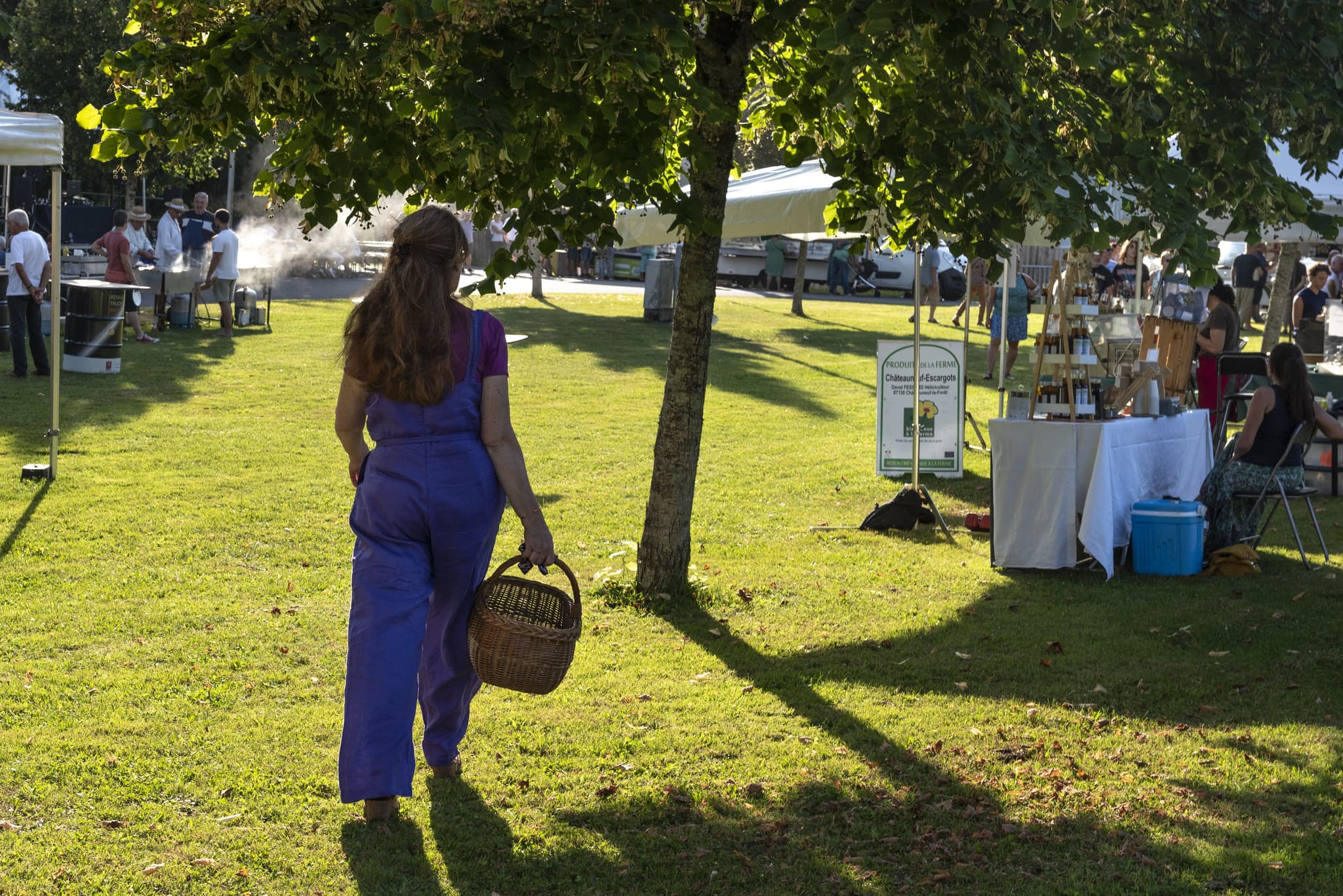 Marché des producteurs de Pays à Vicq sur Breuil.