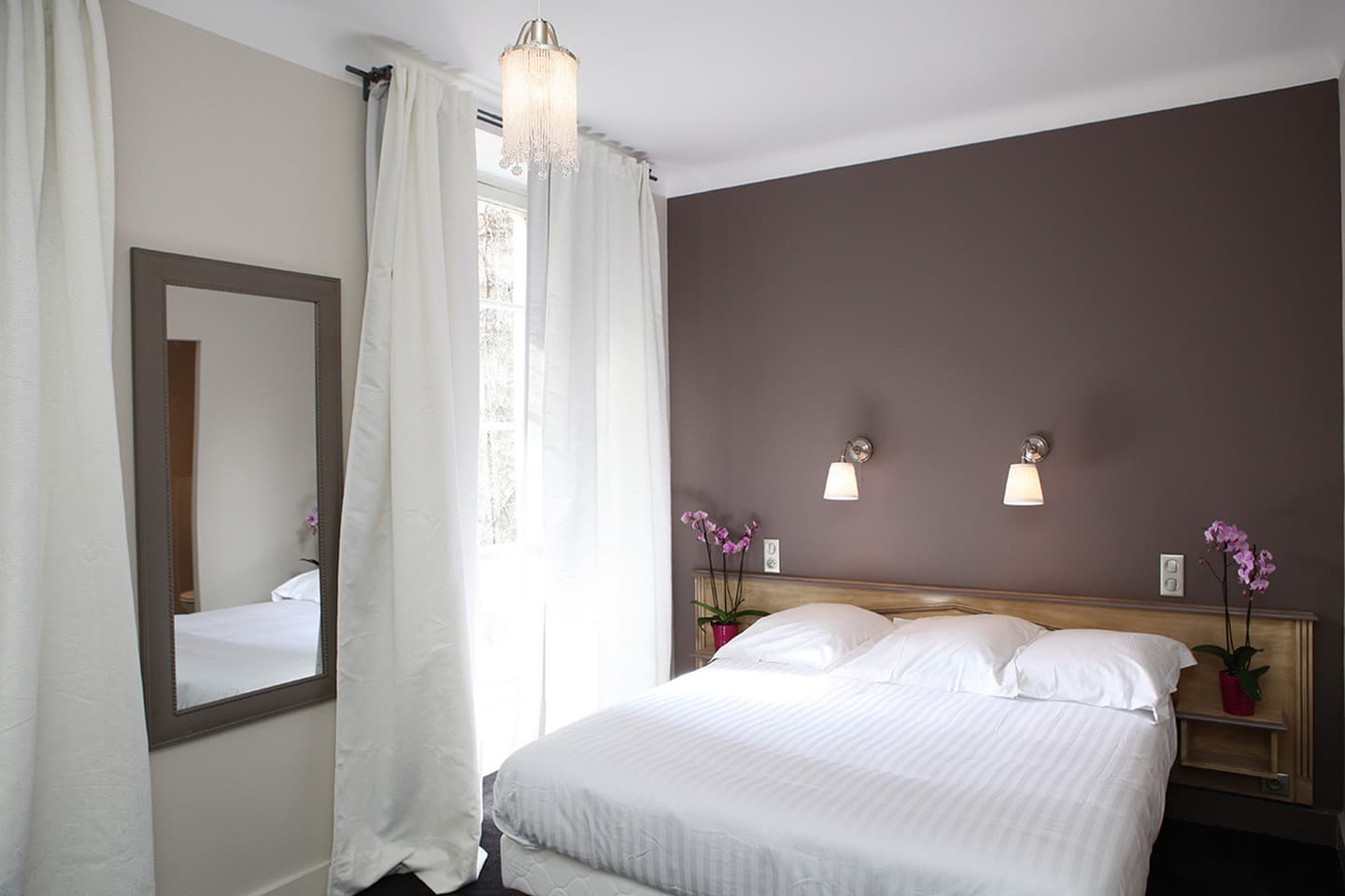 Hôtel Roncevaux - Pau - Chambre double fleurs