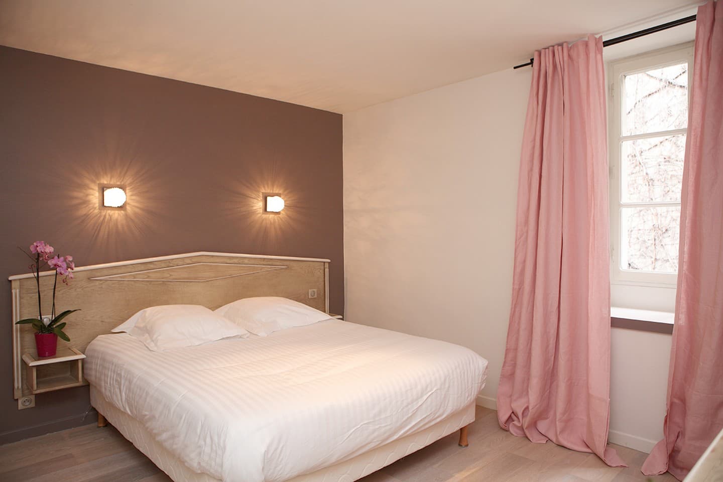 Hôtel Roncevaux - Pau - Chambre double rose