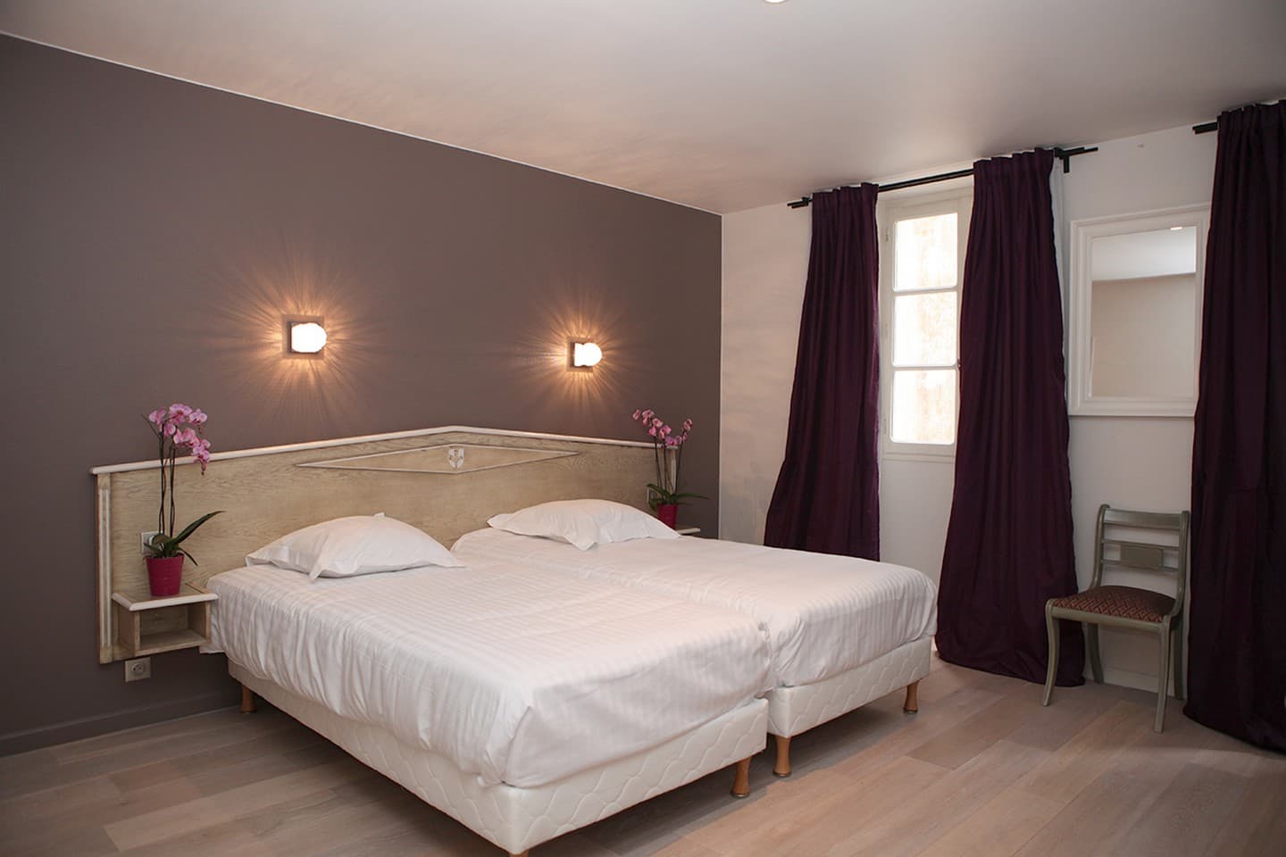 Hôtel Roncevaux - Pau - Chambre double fleurs