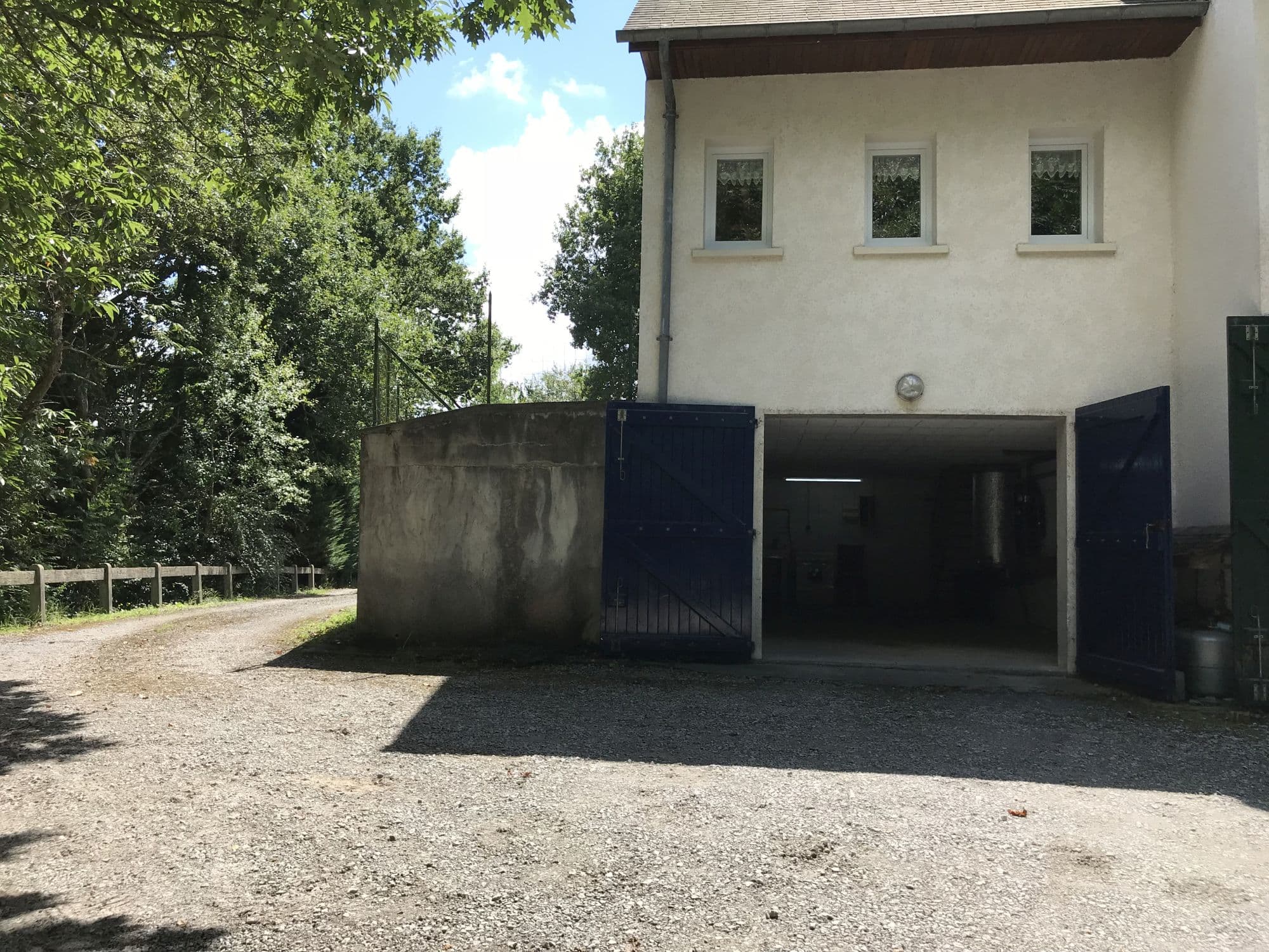 Entrée du garage