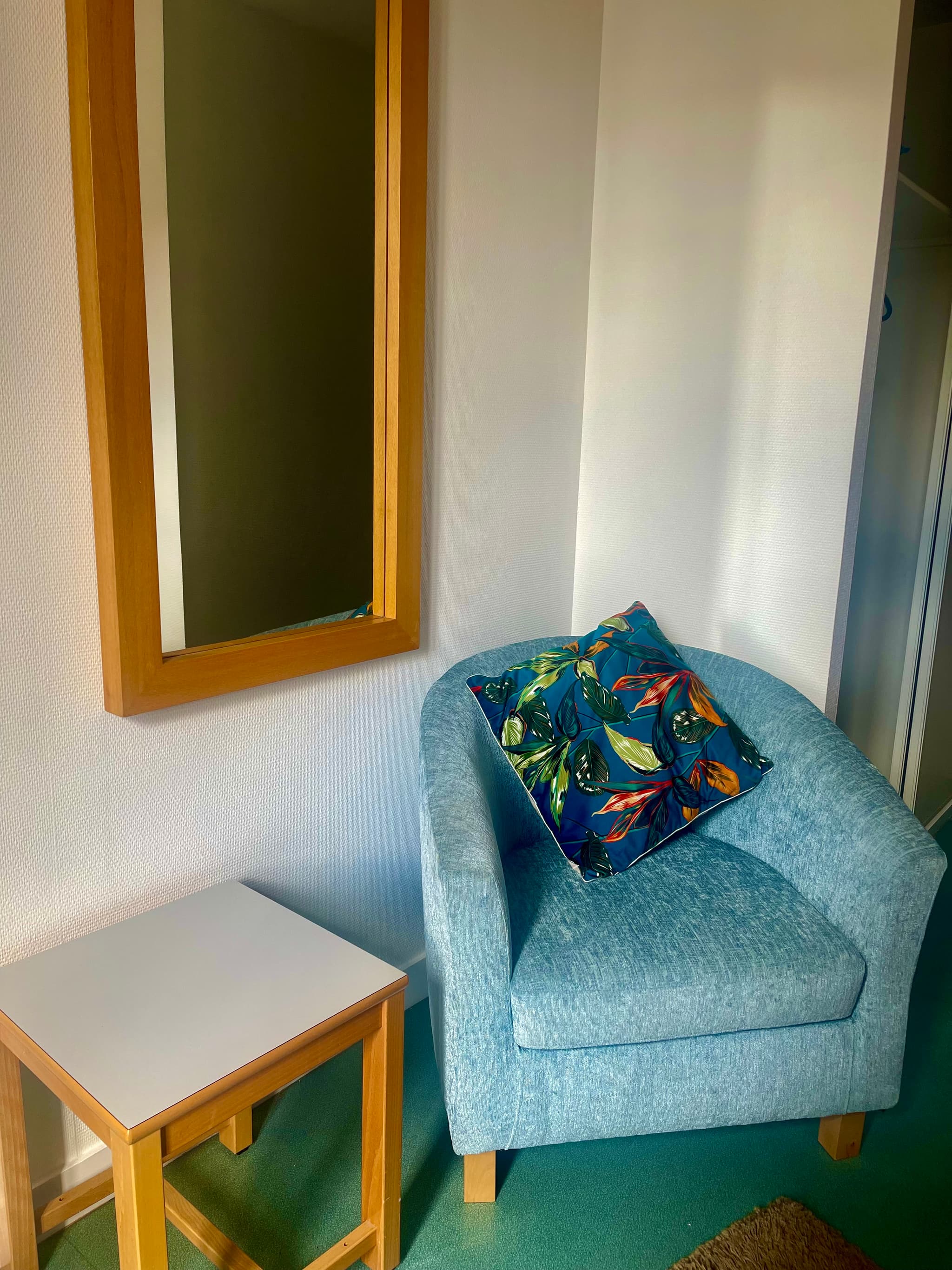 Chambre double avec salle de douche privée