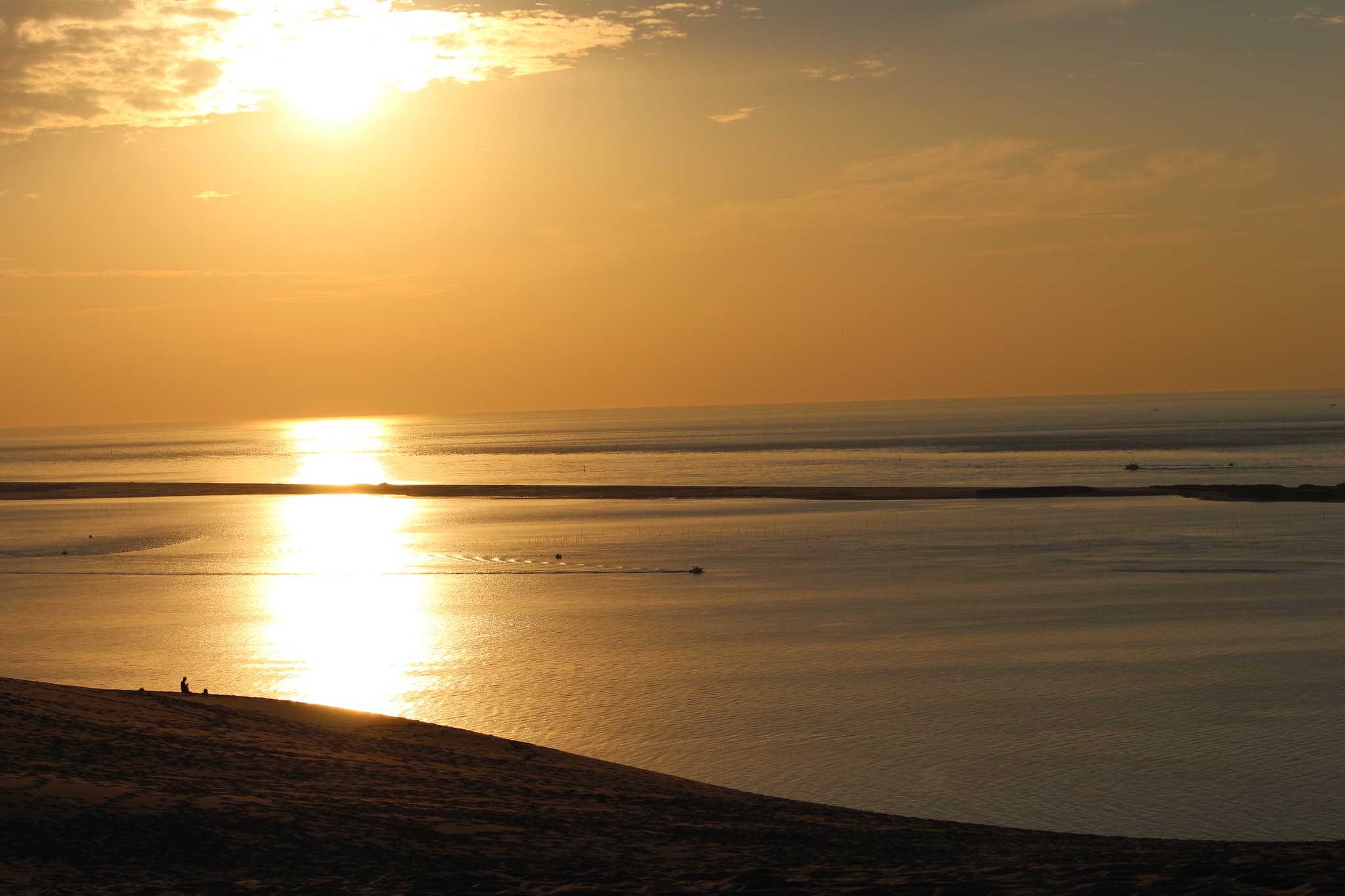 Coucher de soleil à la Dune du Pilat