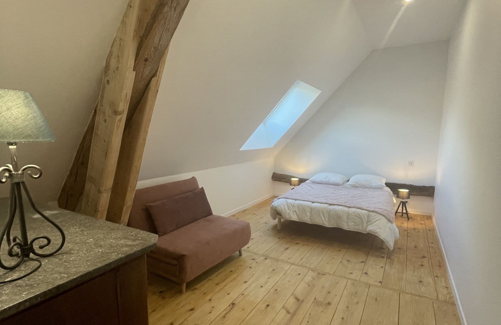 chambre rose