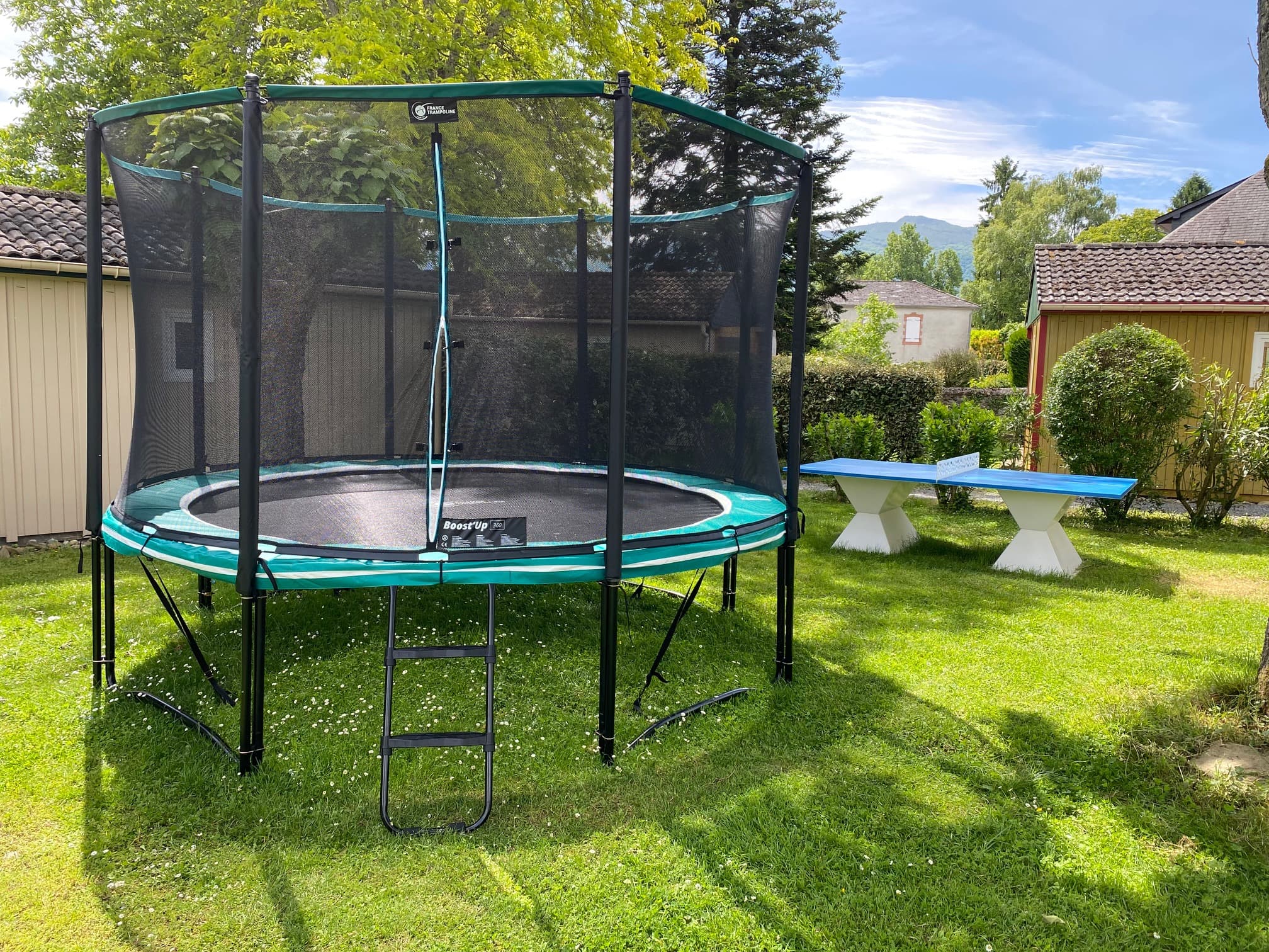 Trampoline et ping-pong