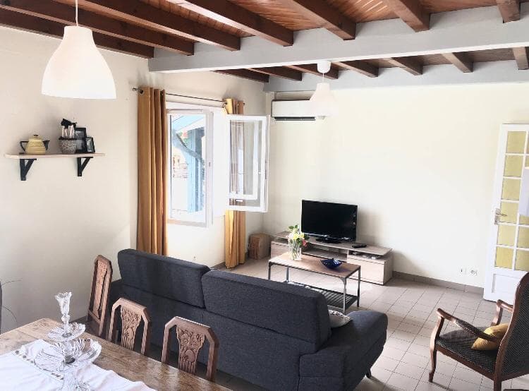 Salon Gîte A Nouste à St Jean de Marsacq avec Gîtes de France Landes