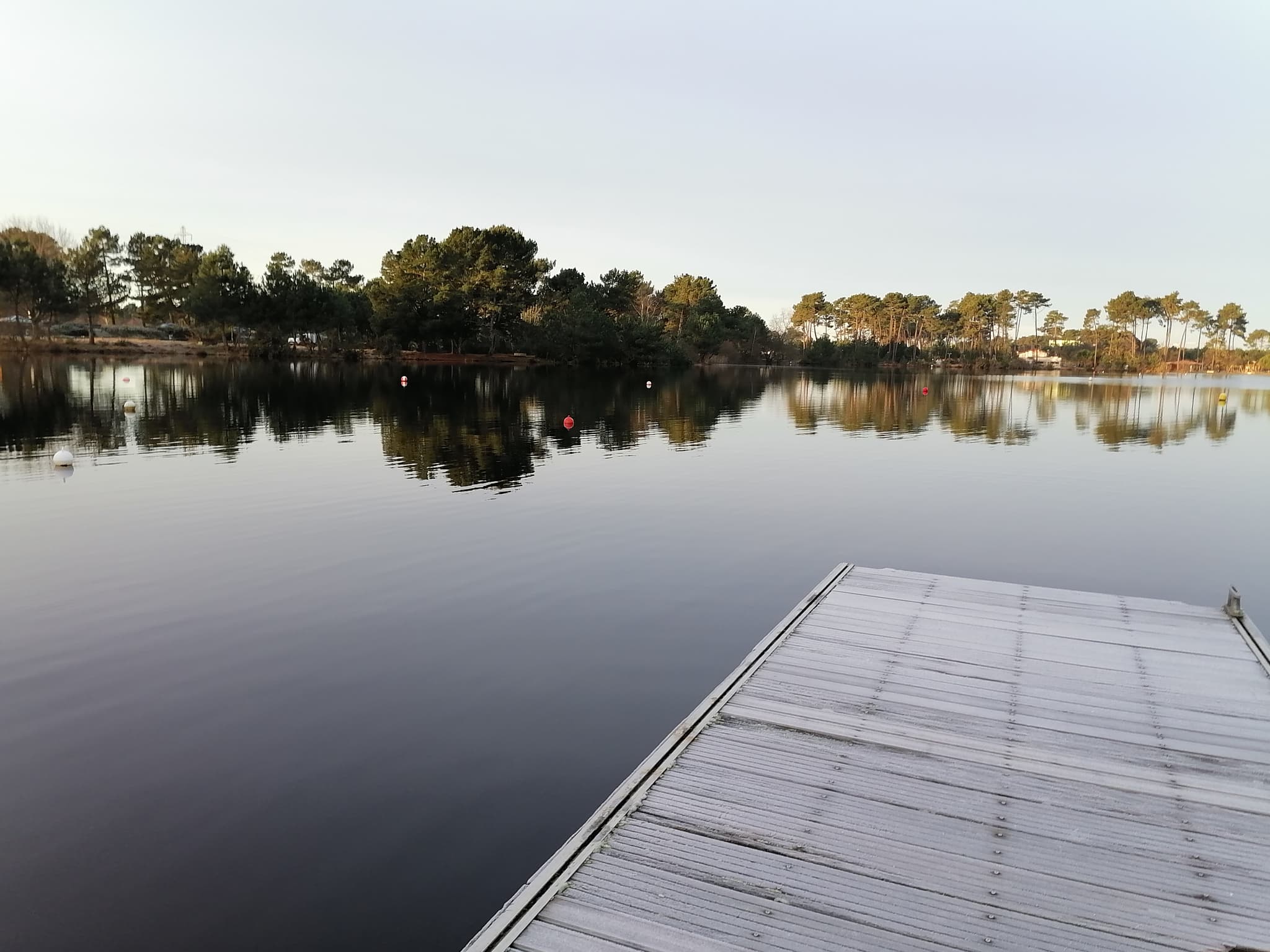 Ponton du lac