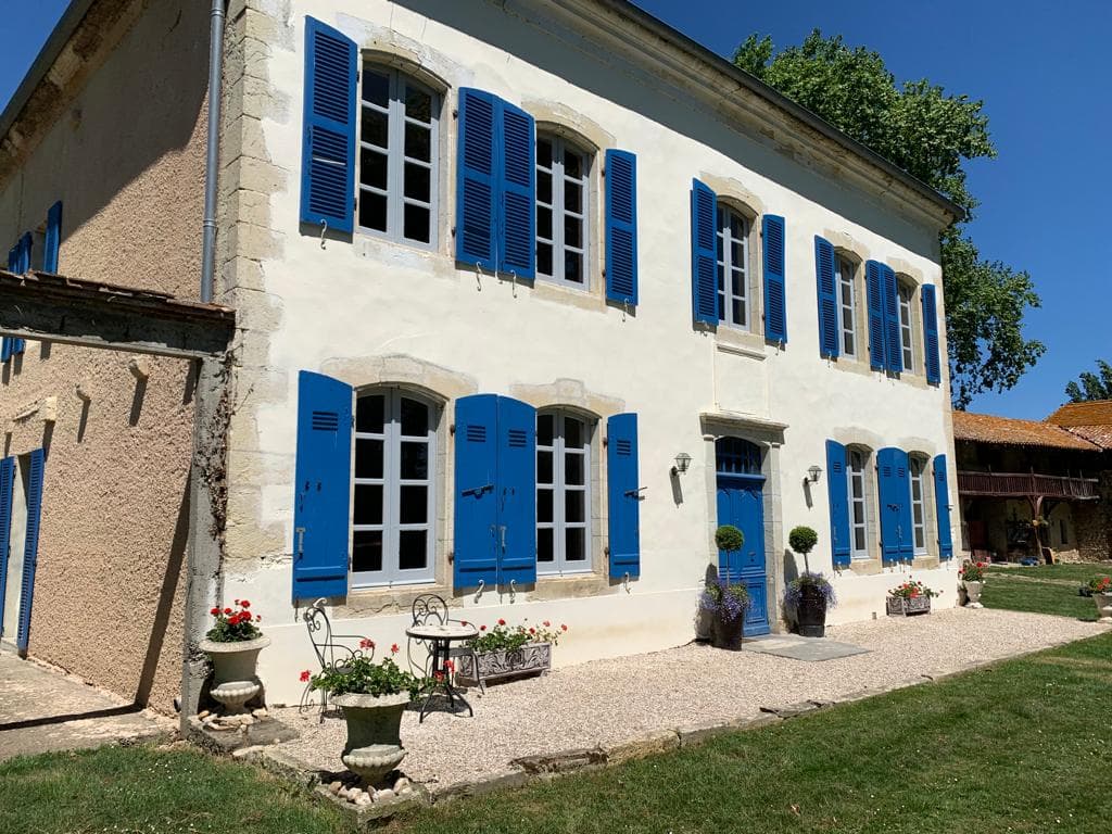 Façade Chateau Duviella à Samadet