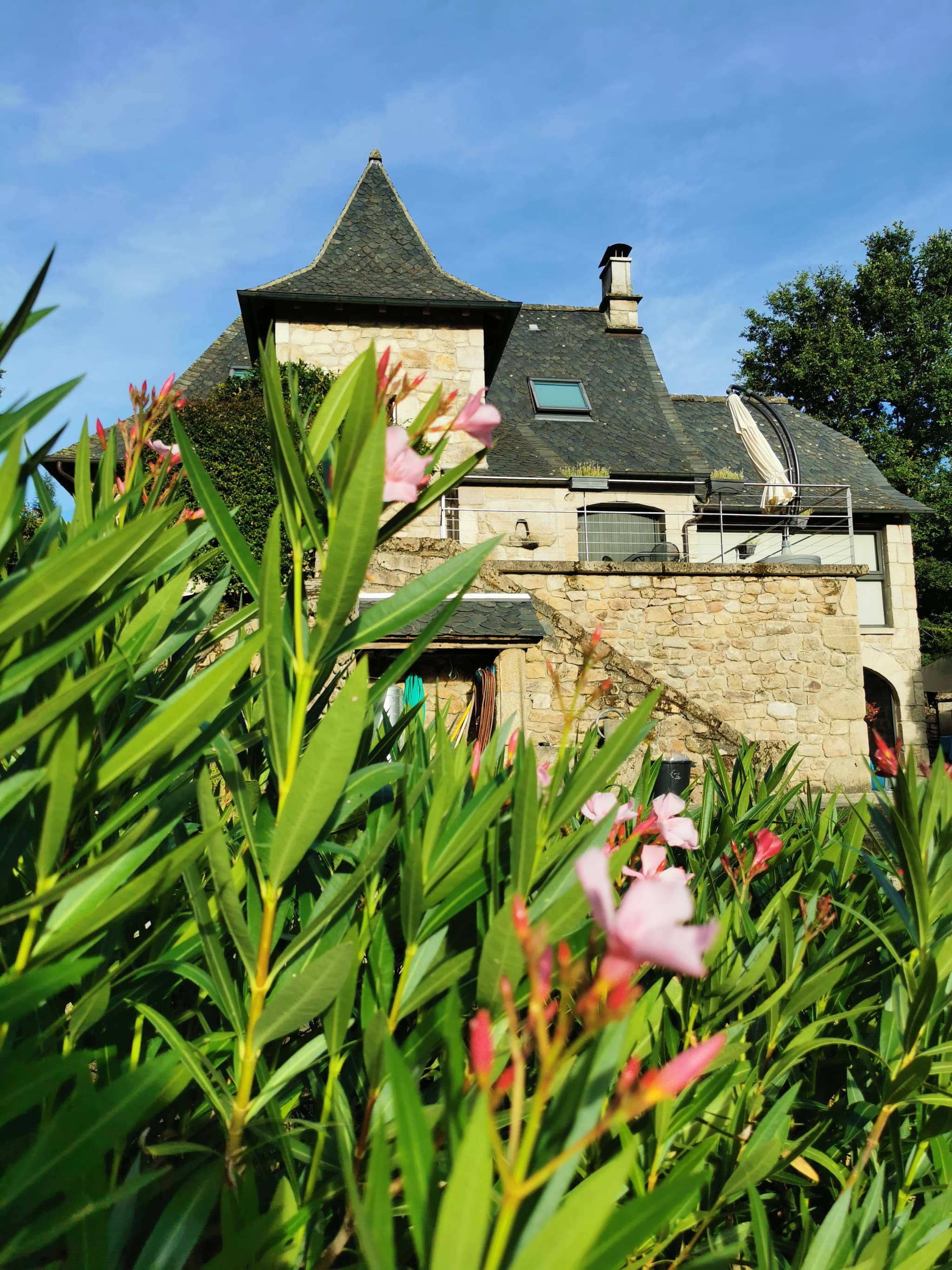 Notre maison vue du potager_2