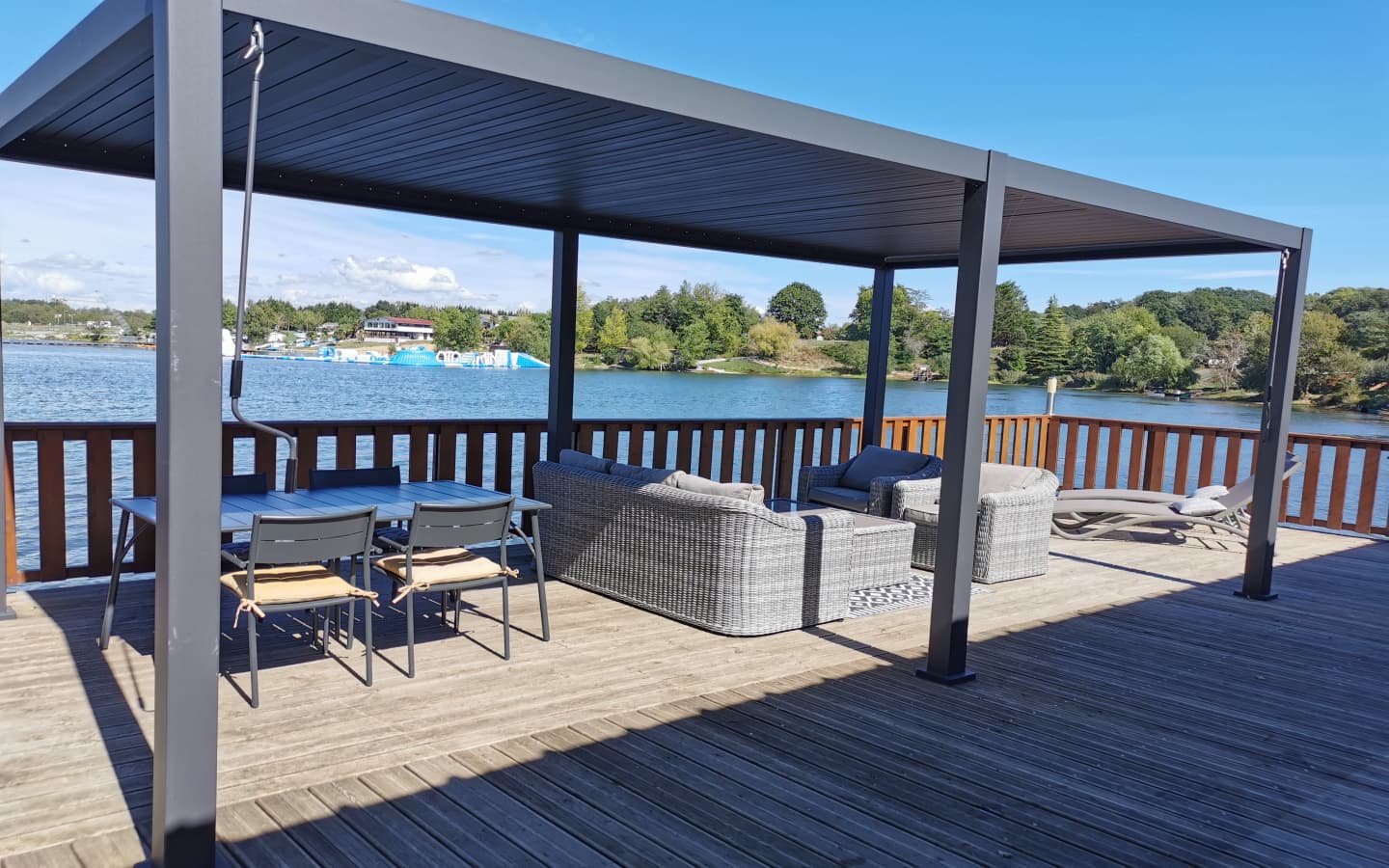 Chalets Paxa Lac de Sames -Terrasse