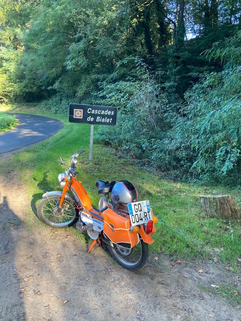 Corrèze en Mobylette