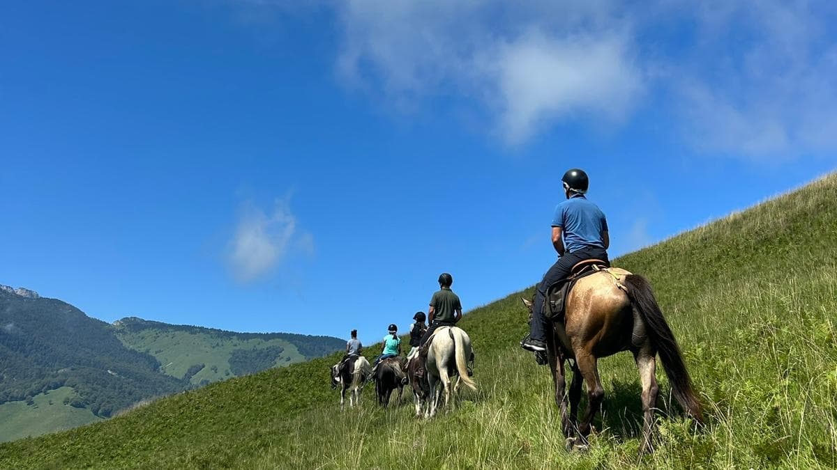 Balade à poney ou à cheval découverte de la vallée d'Aspe