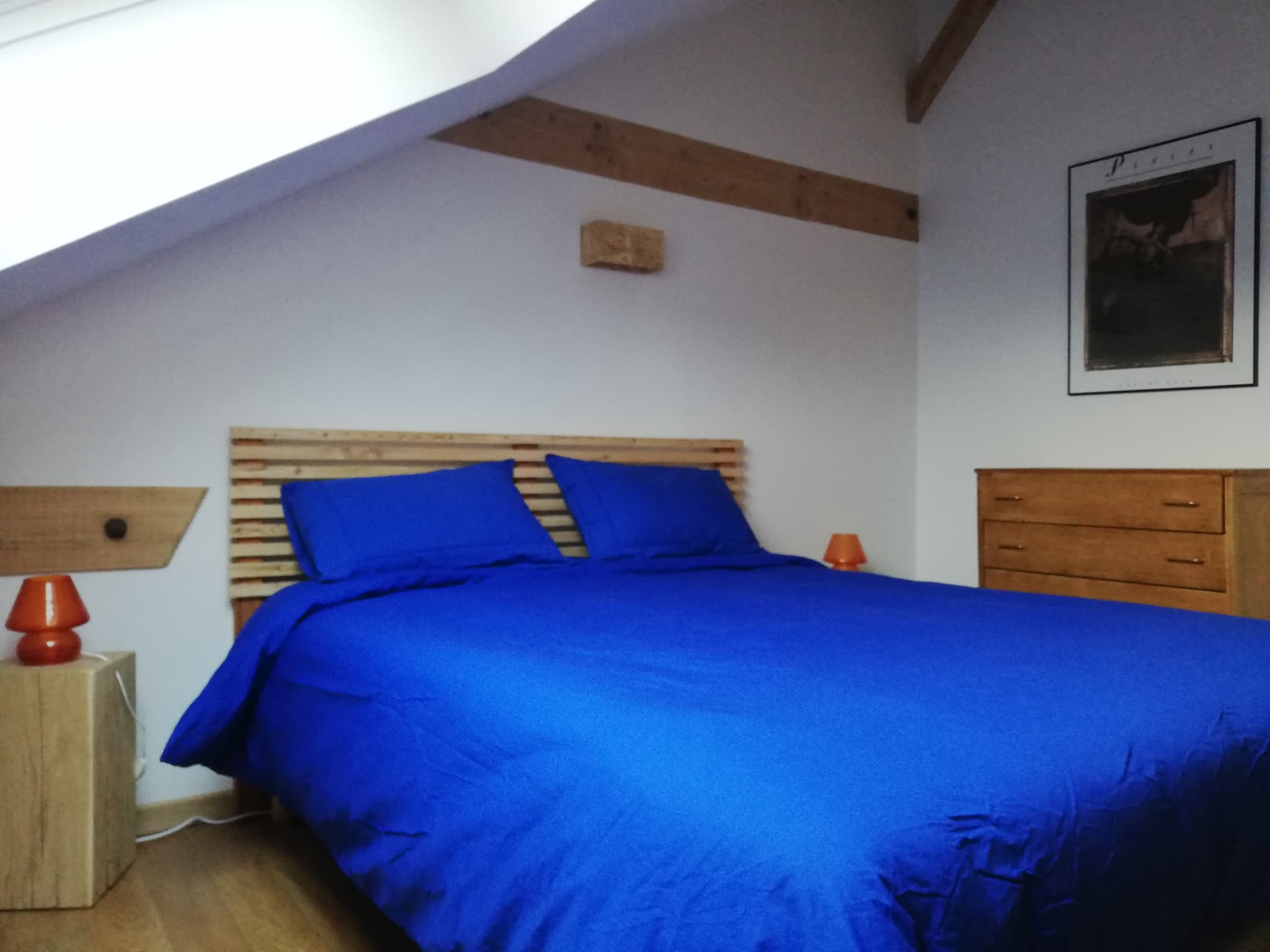Chambre lit 160cm étage