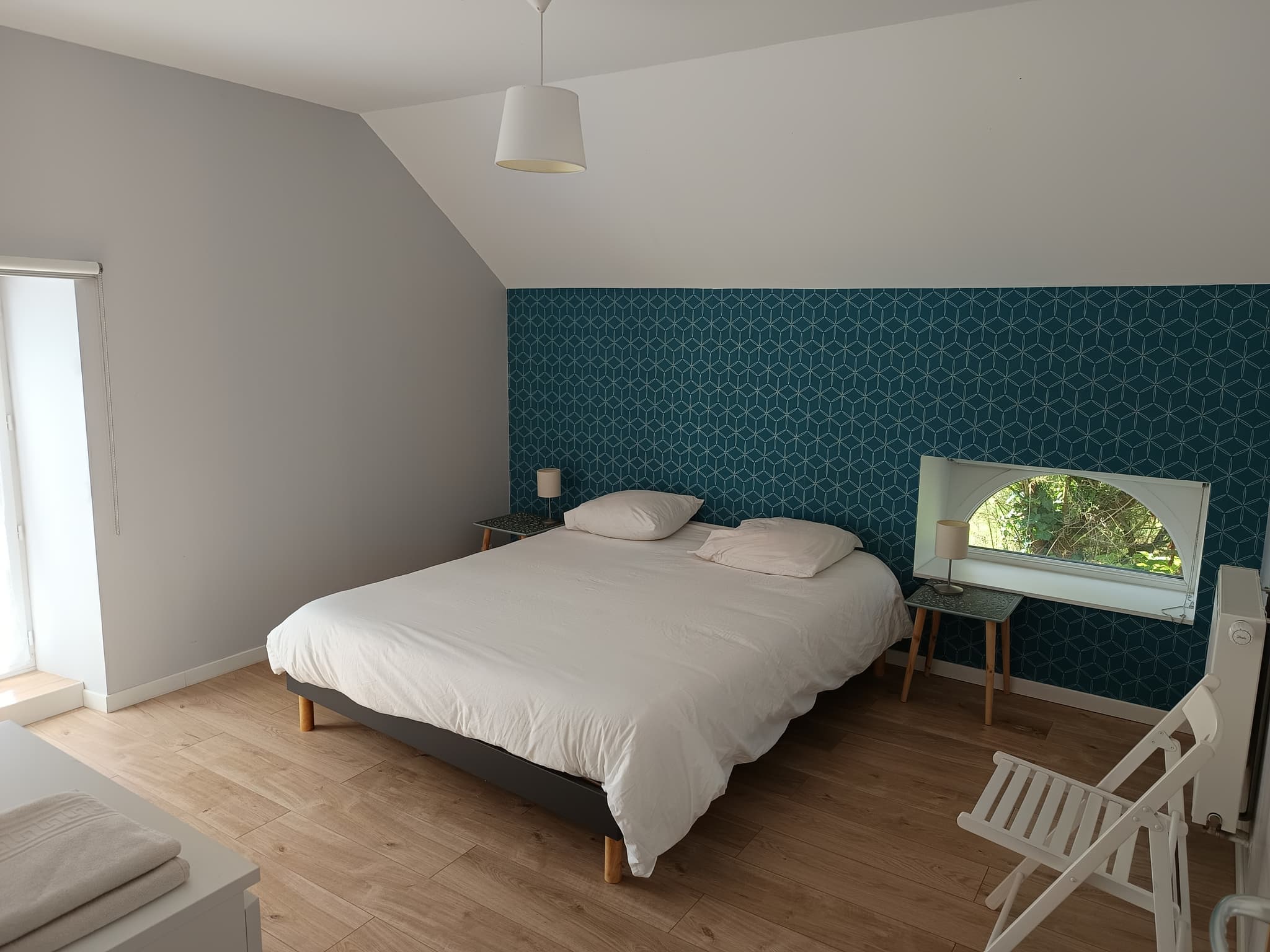 Chambre 1: lit double 160