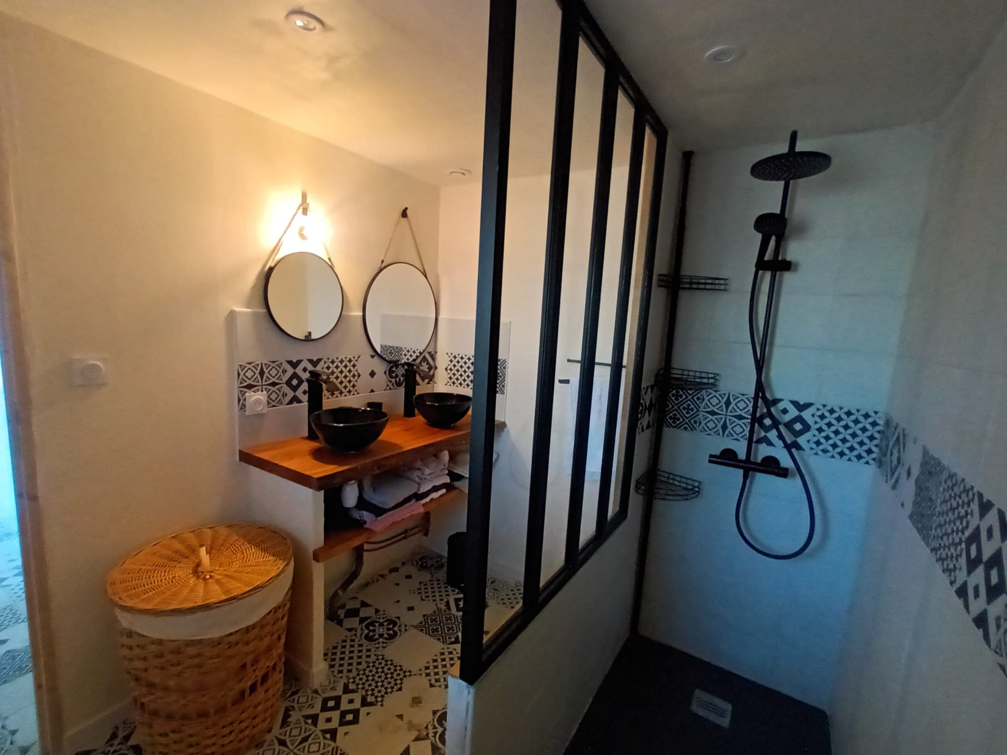 Salle de douche moderne