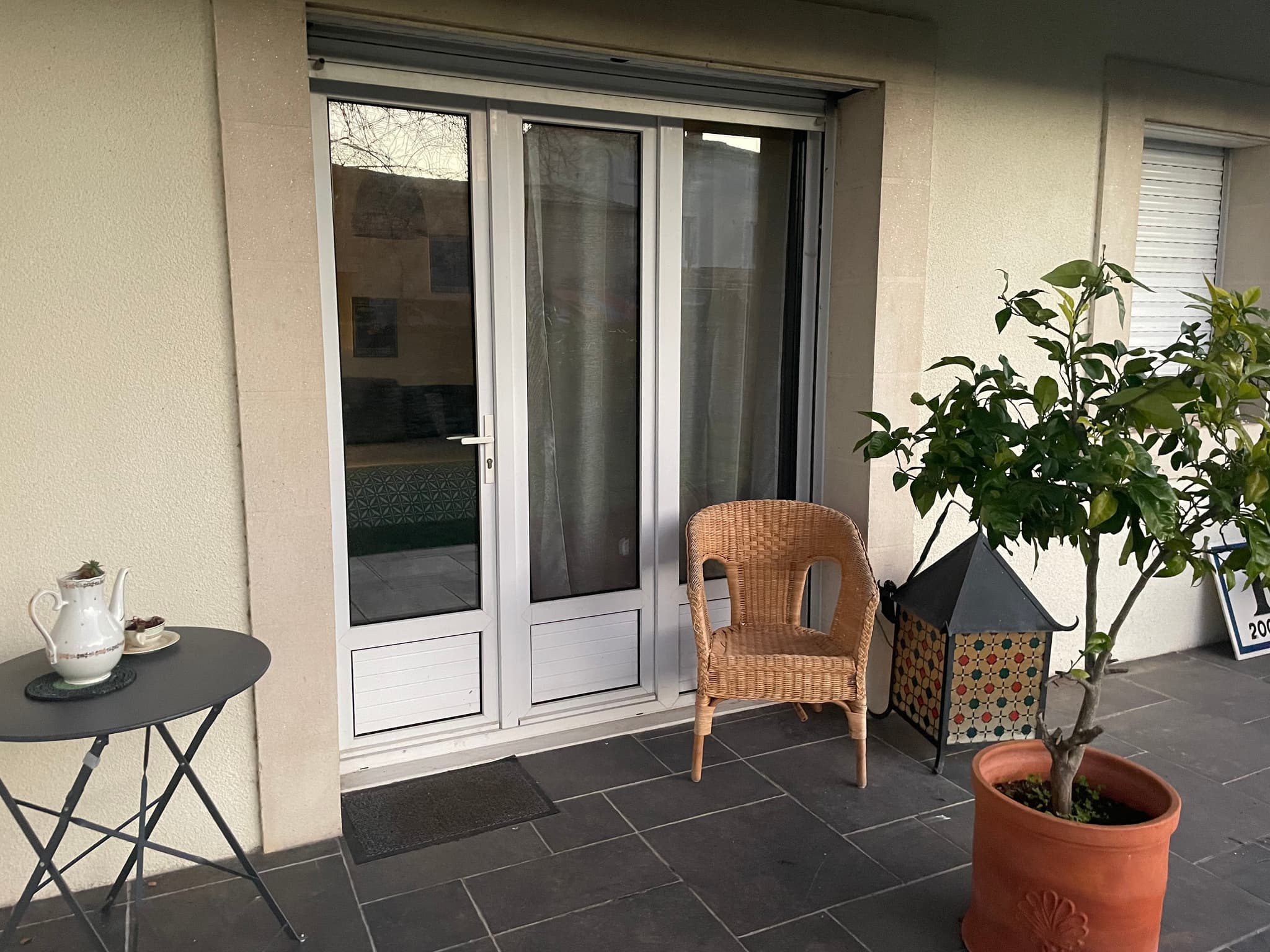 Entrée de la chambre