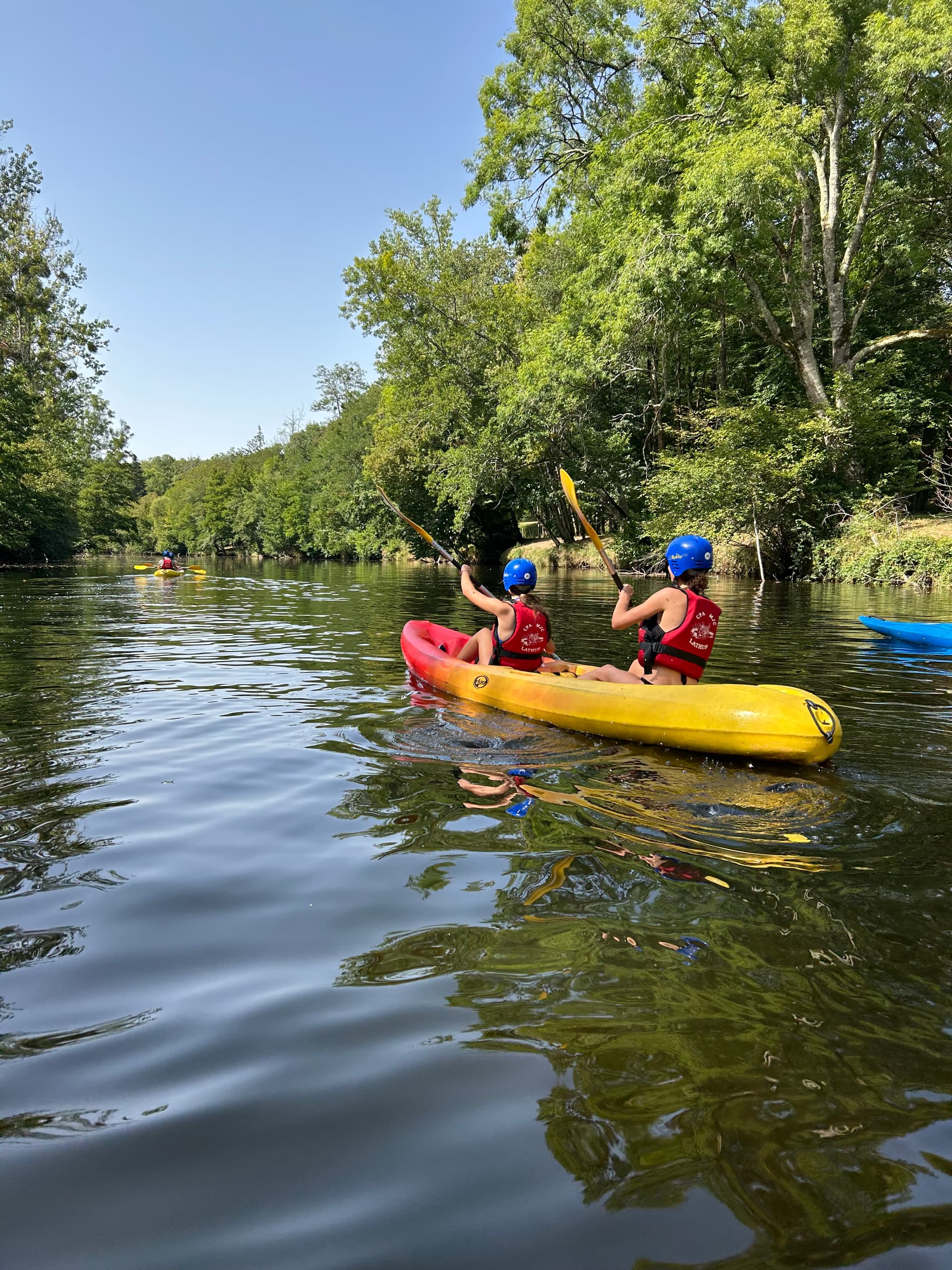 Kayak sur la Gartempe