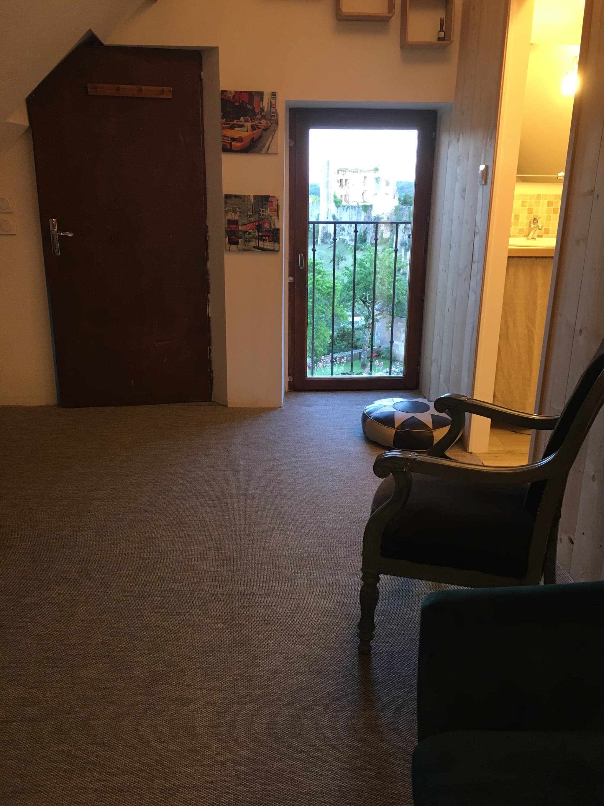 Entrée à l'étage