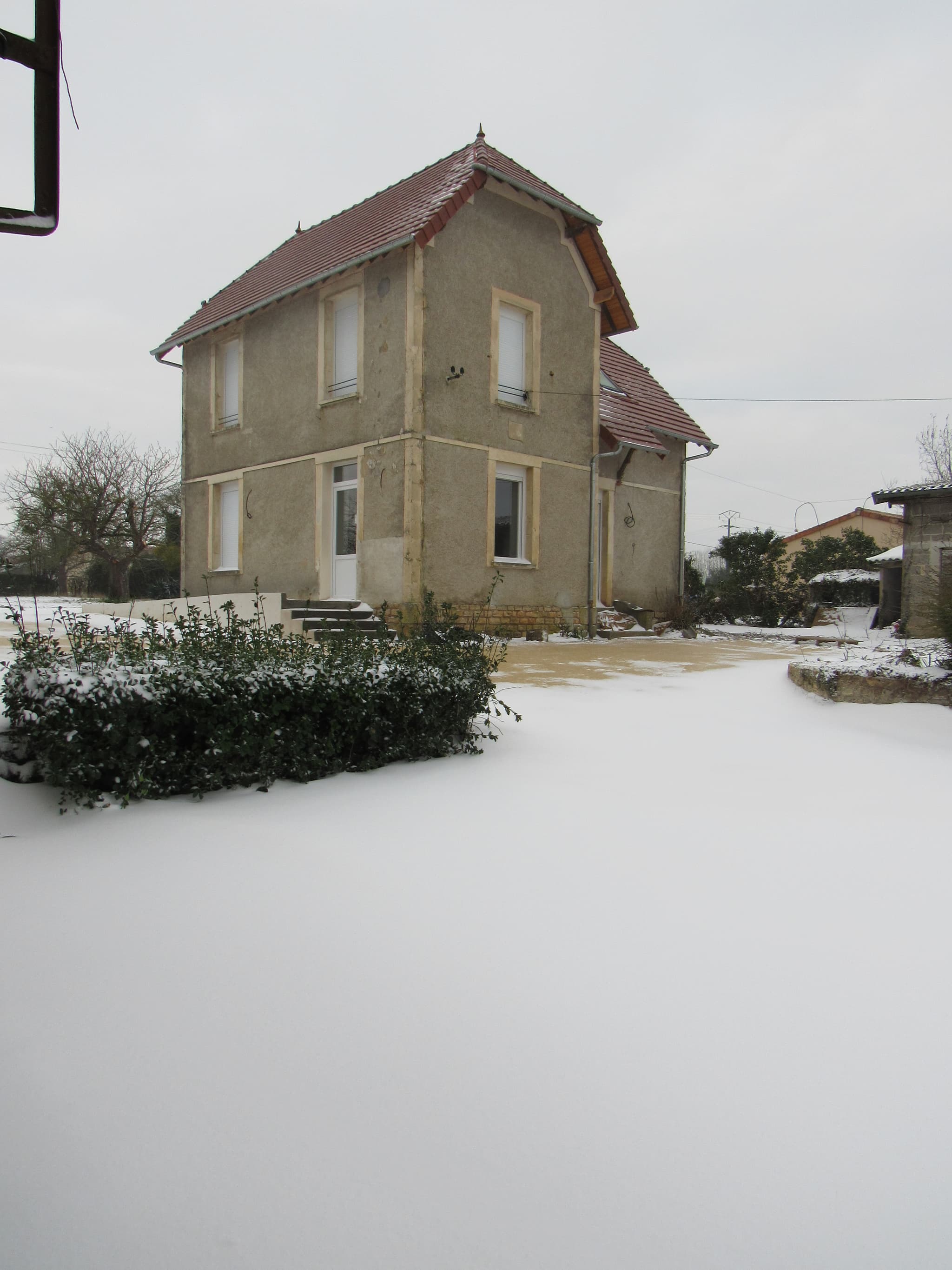 gite sous la neige
