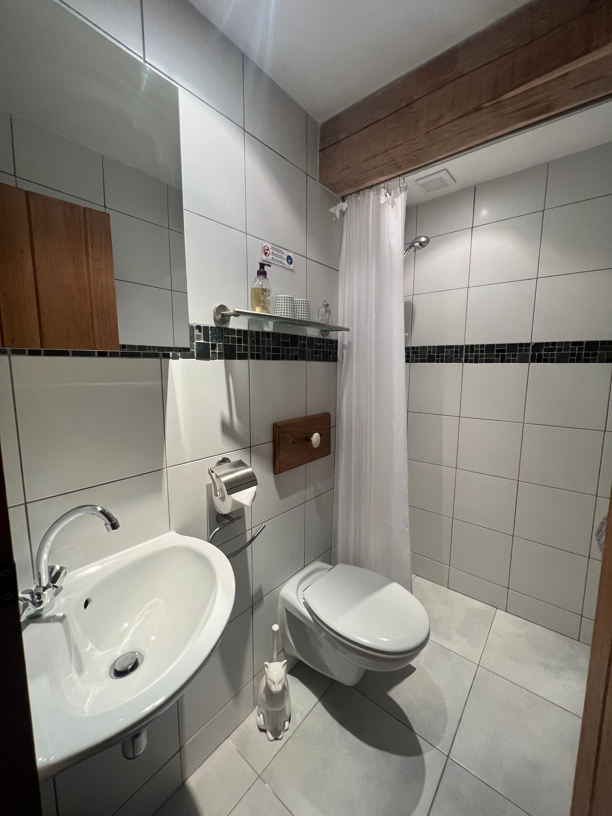 Toilettes et douche