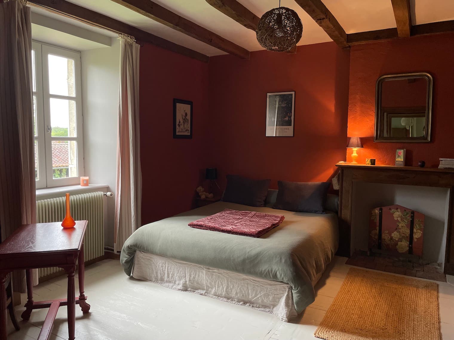 chambre terracotta