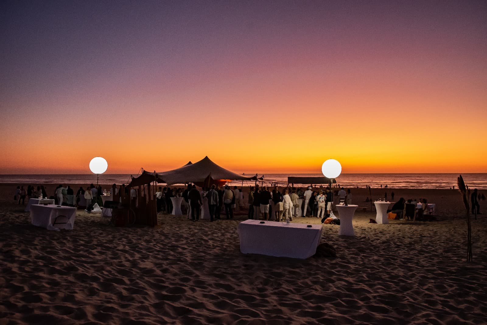 Soirée plage Moliets tourisme landais