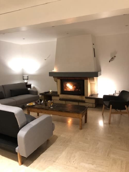 Salon Grande villa marronnier à Vielle st Girons avec Gites de France Landes