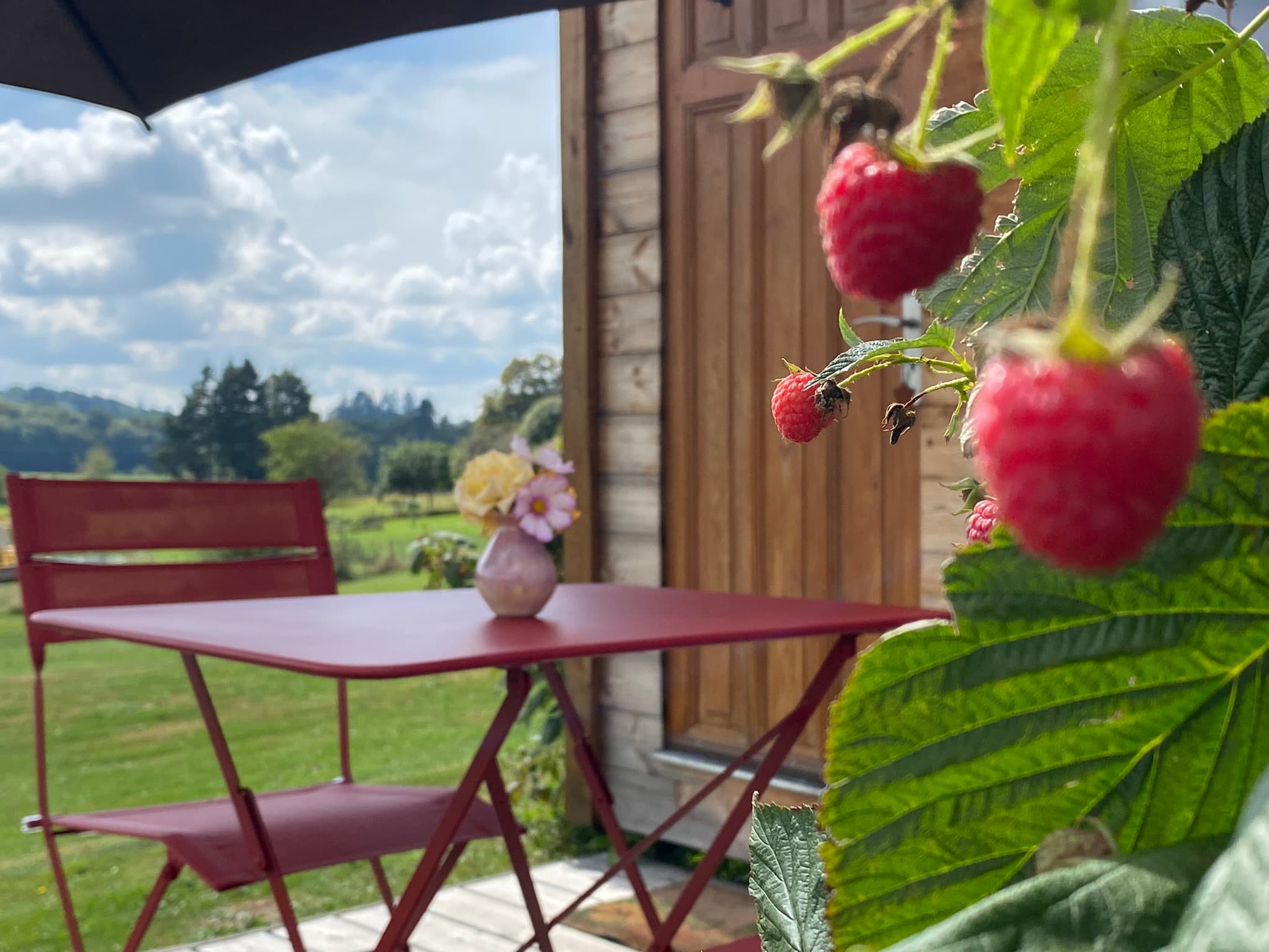Terrasse pour manger au grand air
