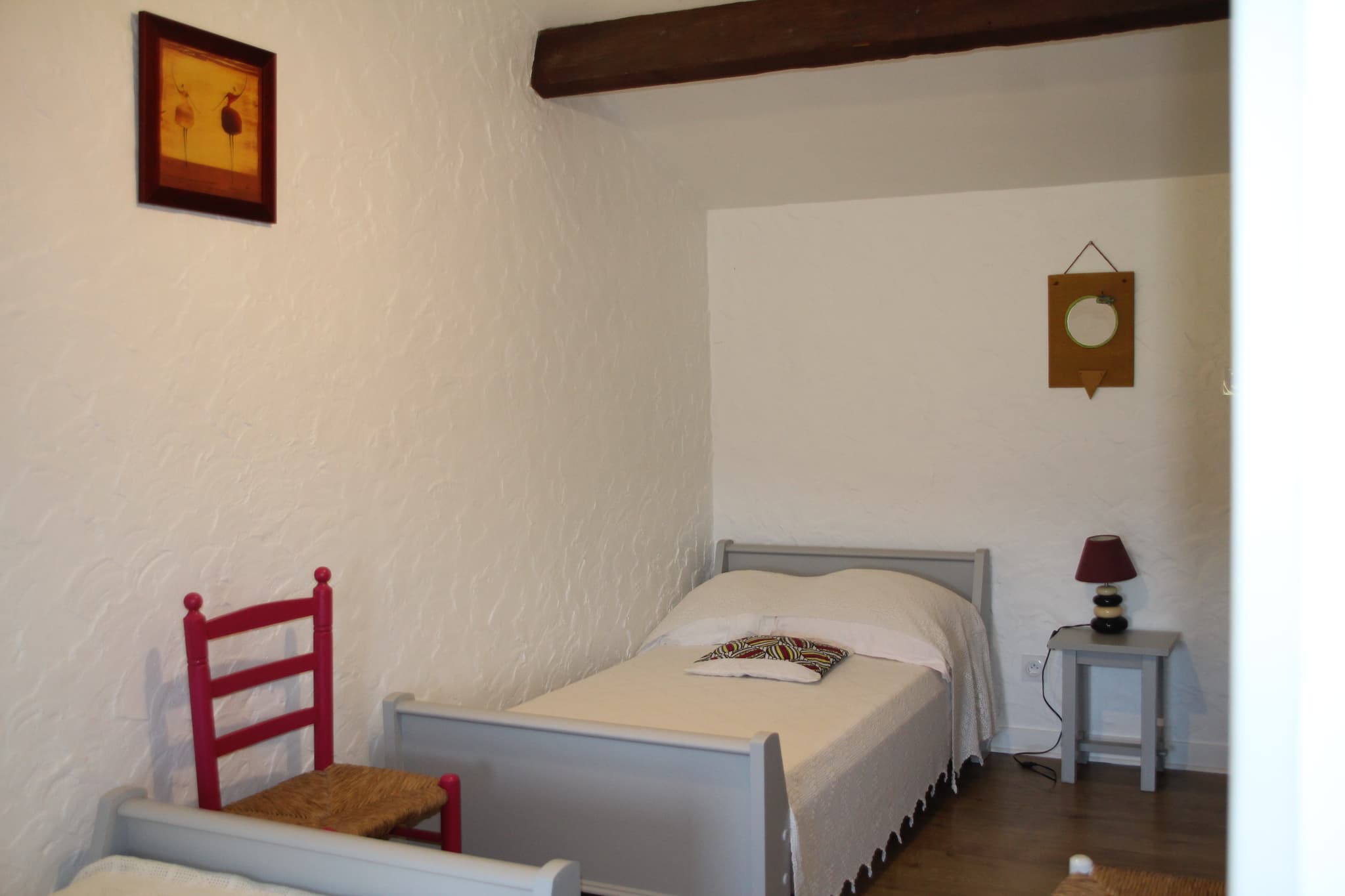 chambre deux lits