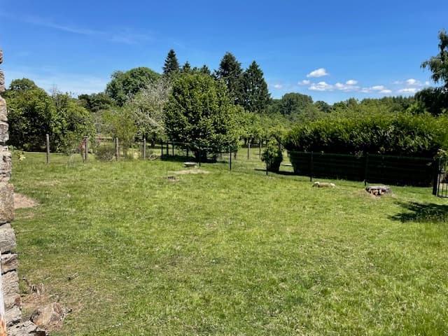 Terrain privatif clos
