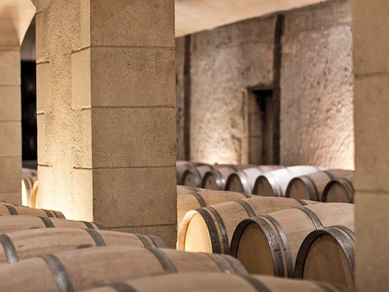 Chai à barriques du Château Thieuley