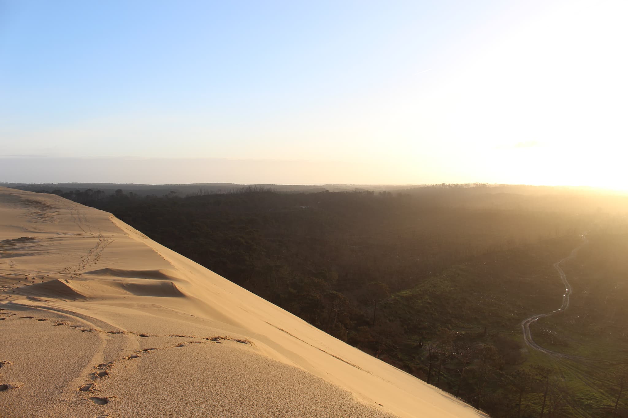 Lever du soleil à la Dune
