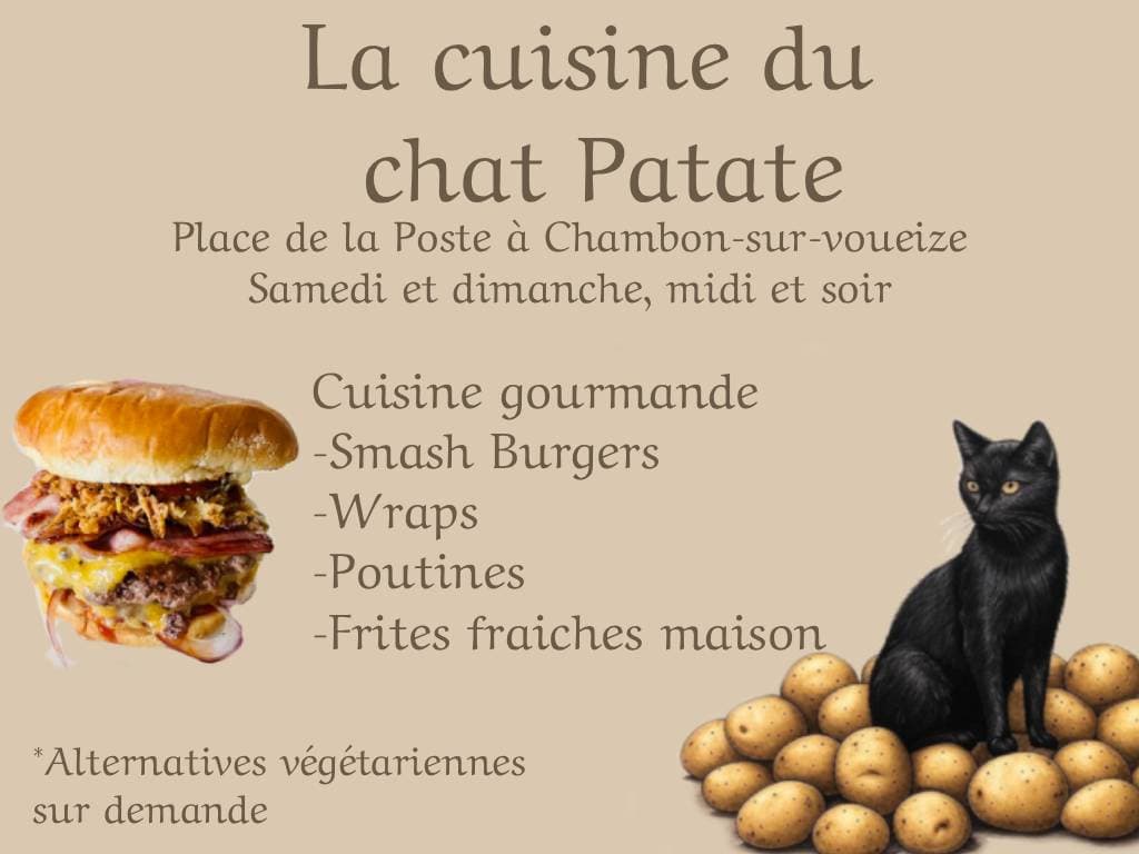 La cuisine du chat patate