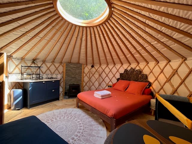 Intérieur yourte