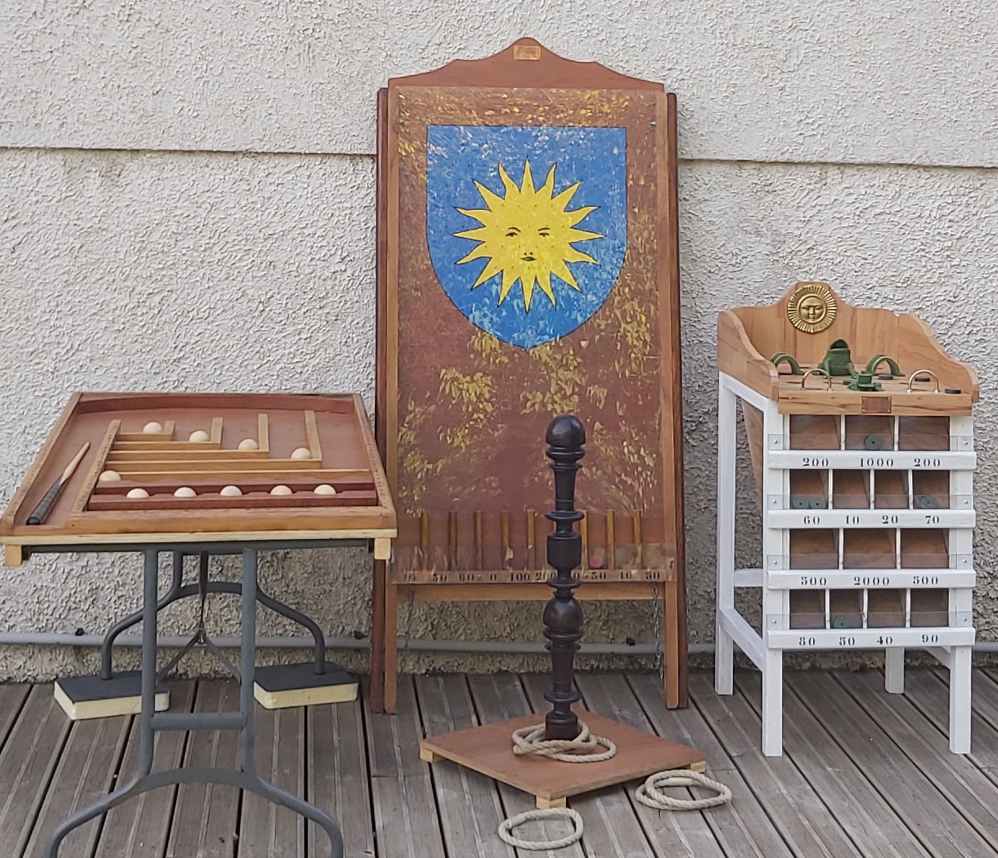 Jeu géants de bois