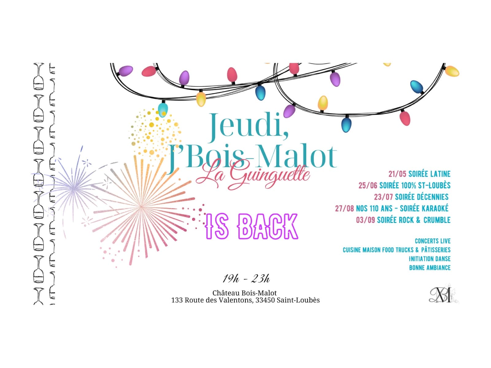 Soirées guinguette « Jeudi, j’Bois-Malot »